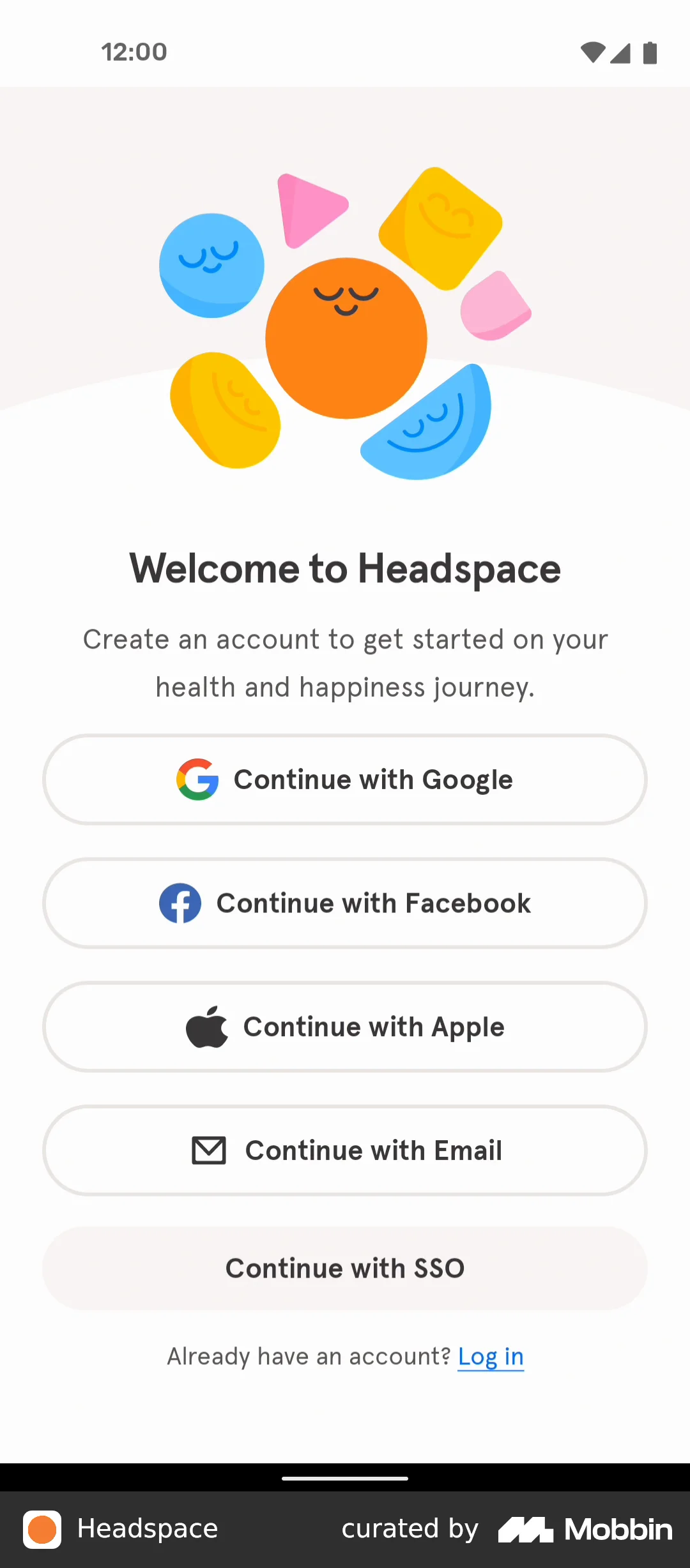 Headspace screen