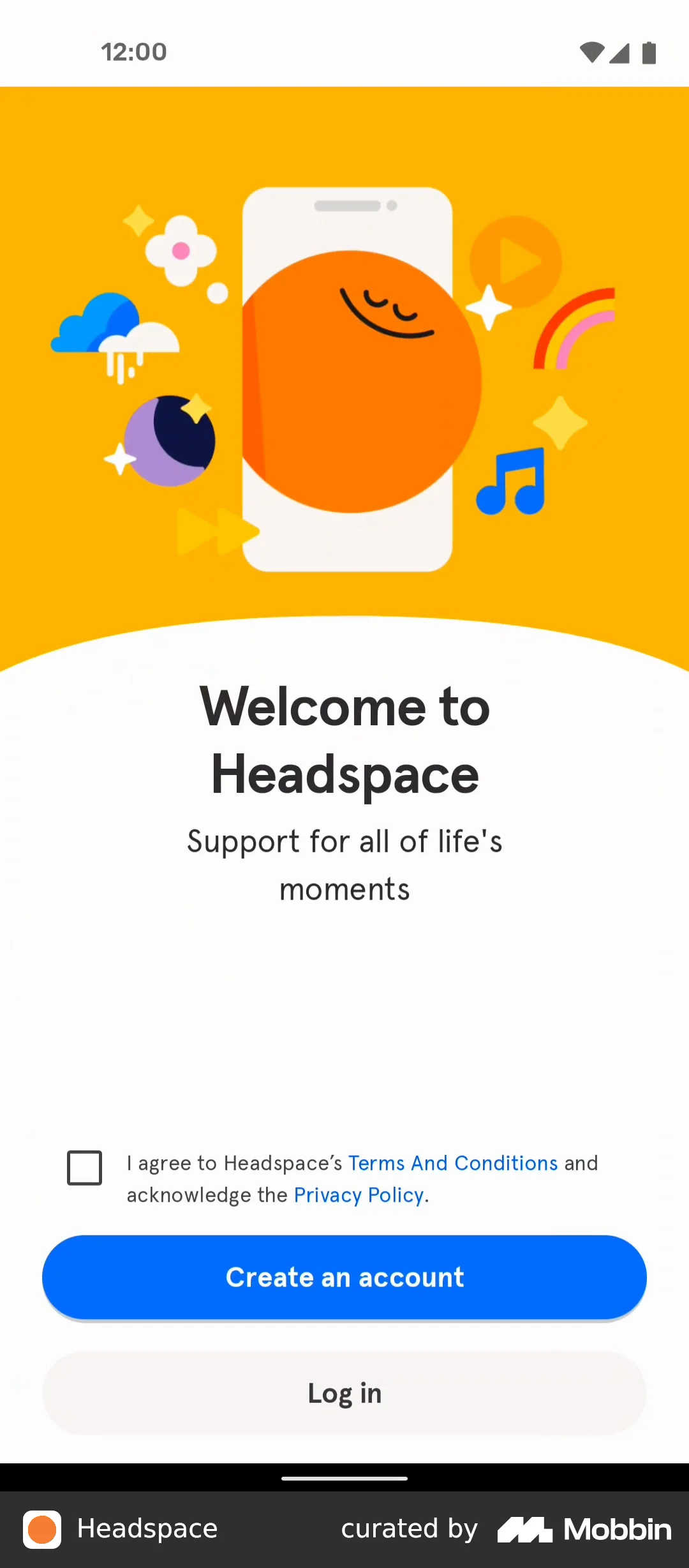 Headspace screen