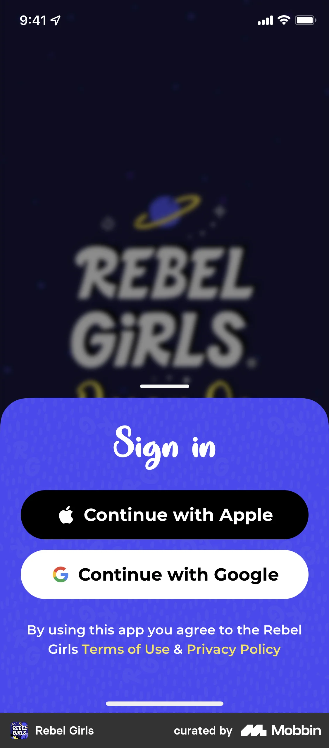 Rebel Girls screen