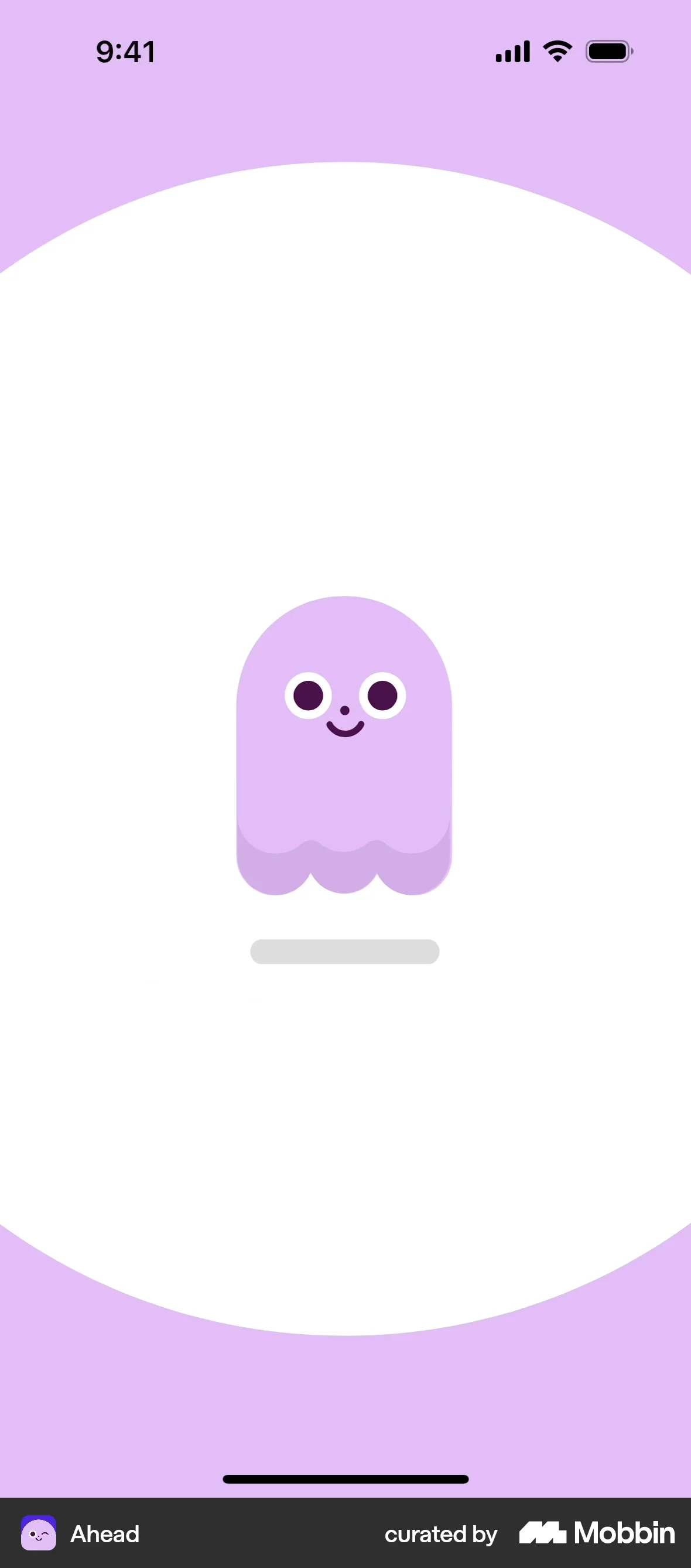 Ahead Onboarding screen