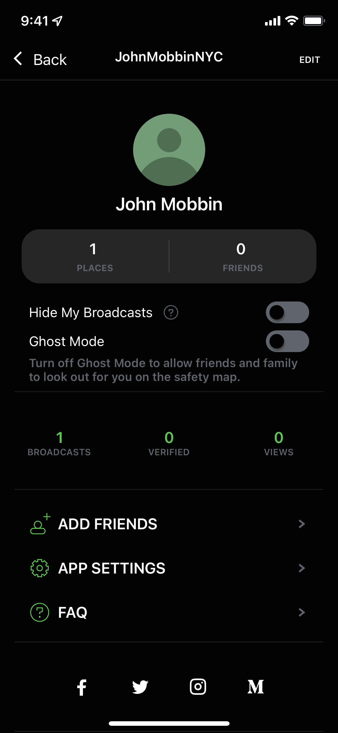 Citizen iOS Screen | Mobbin