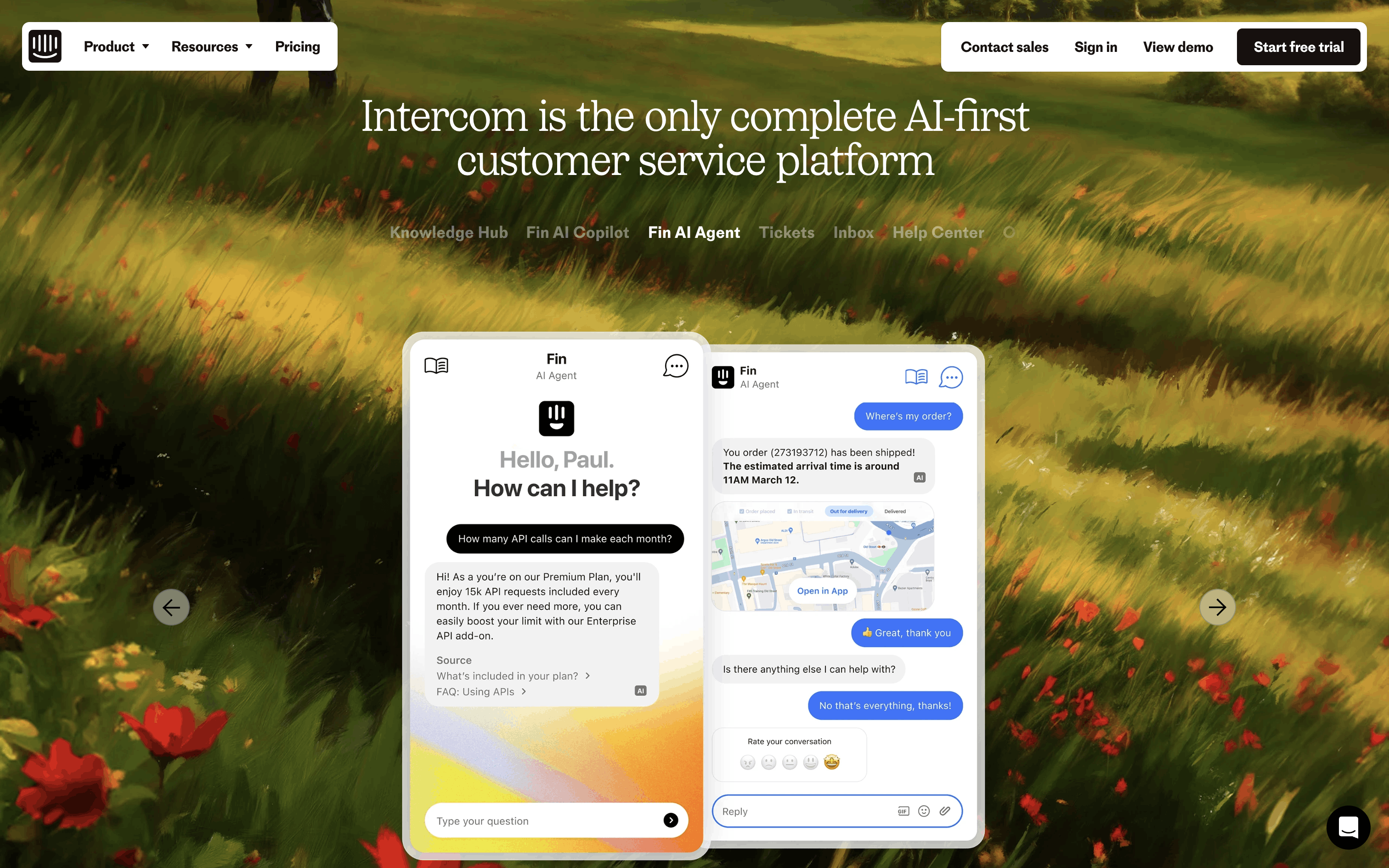 Intercom Web Screen | Mobbin
