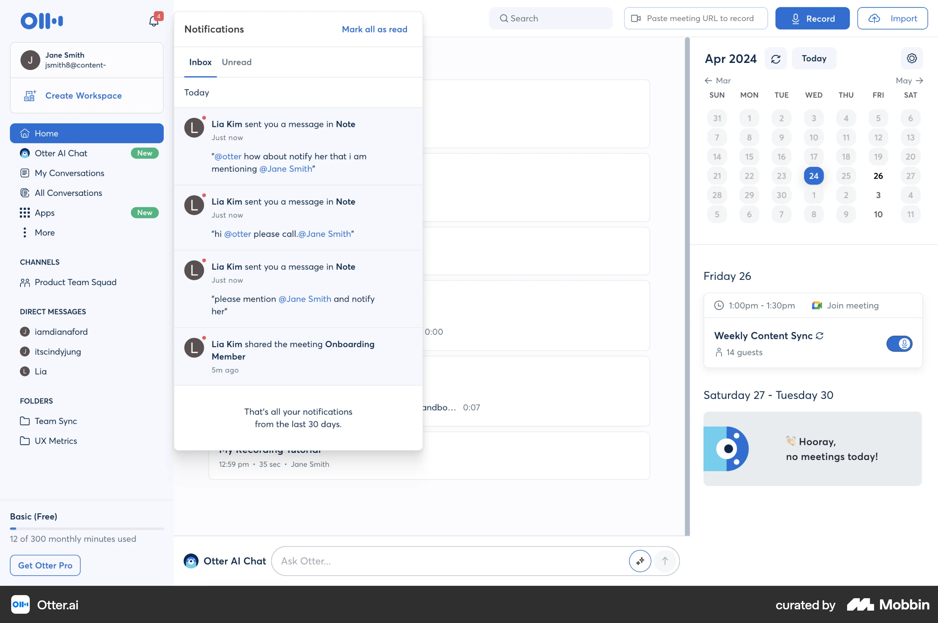 Notification Pane Examples Notifications Website Design