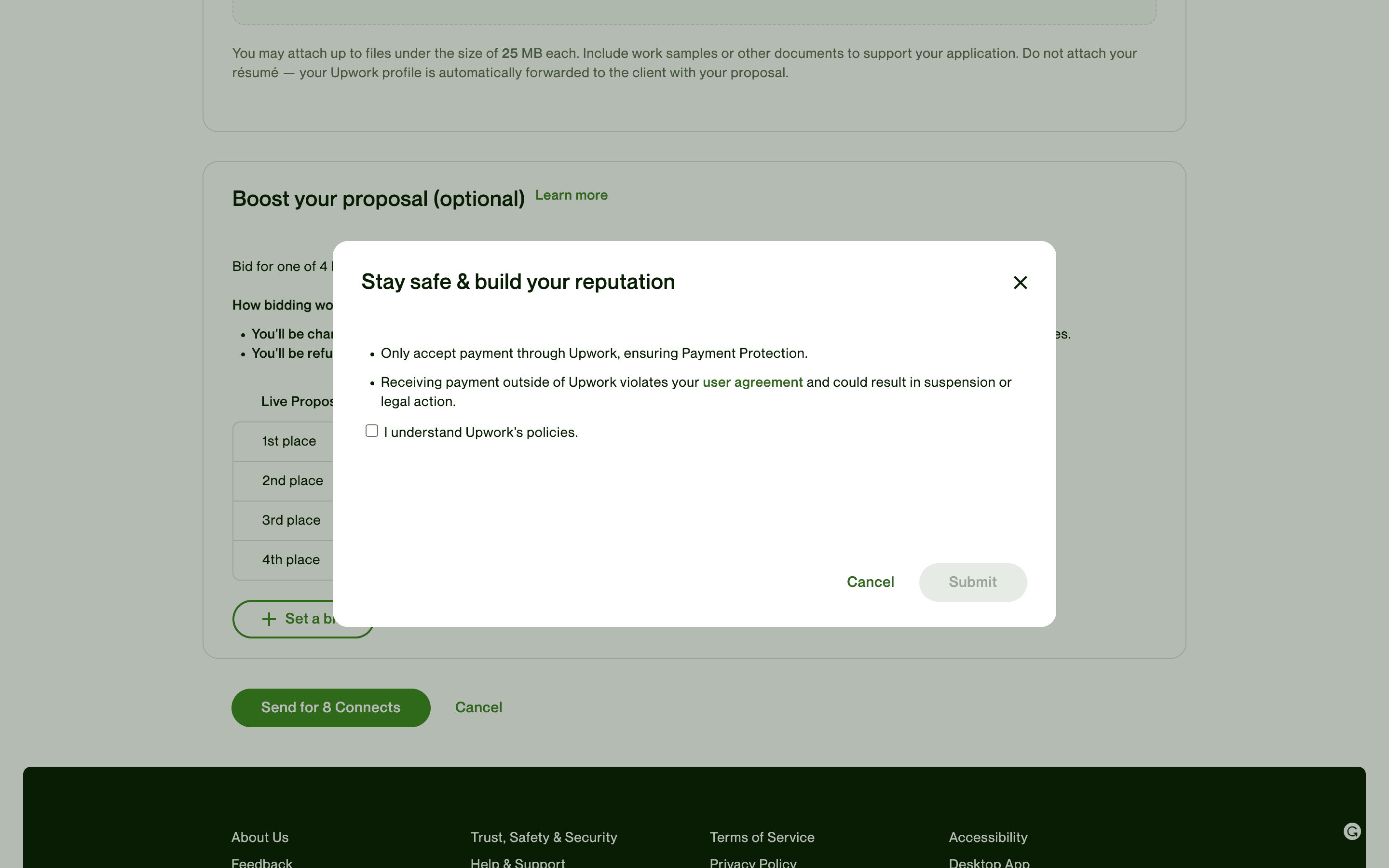 Upwork Web Screen | Mobbin