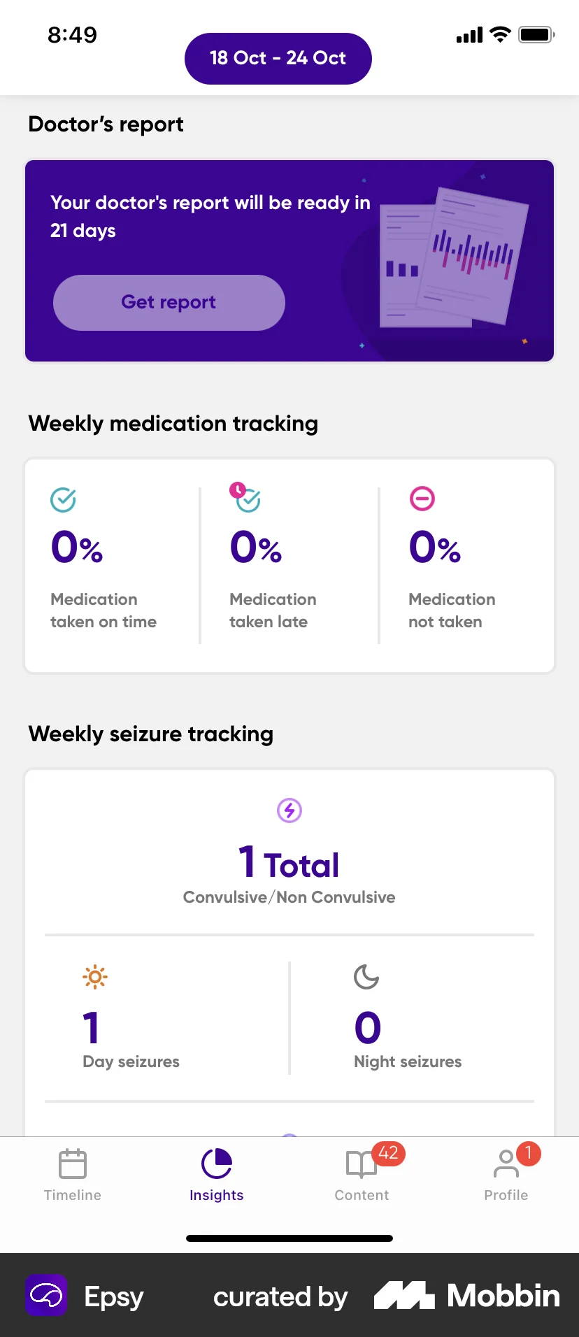 Dashboard Mobile App Design