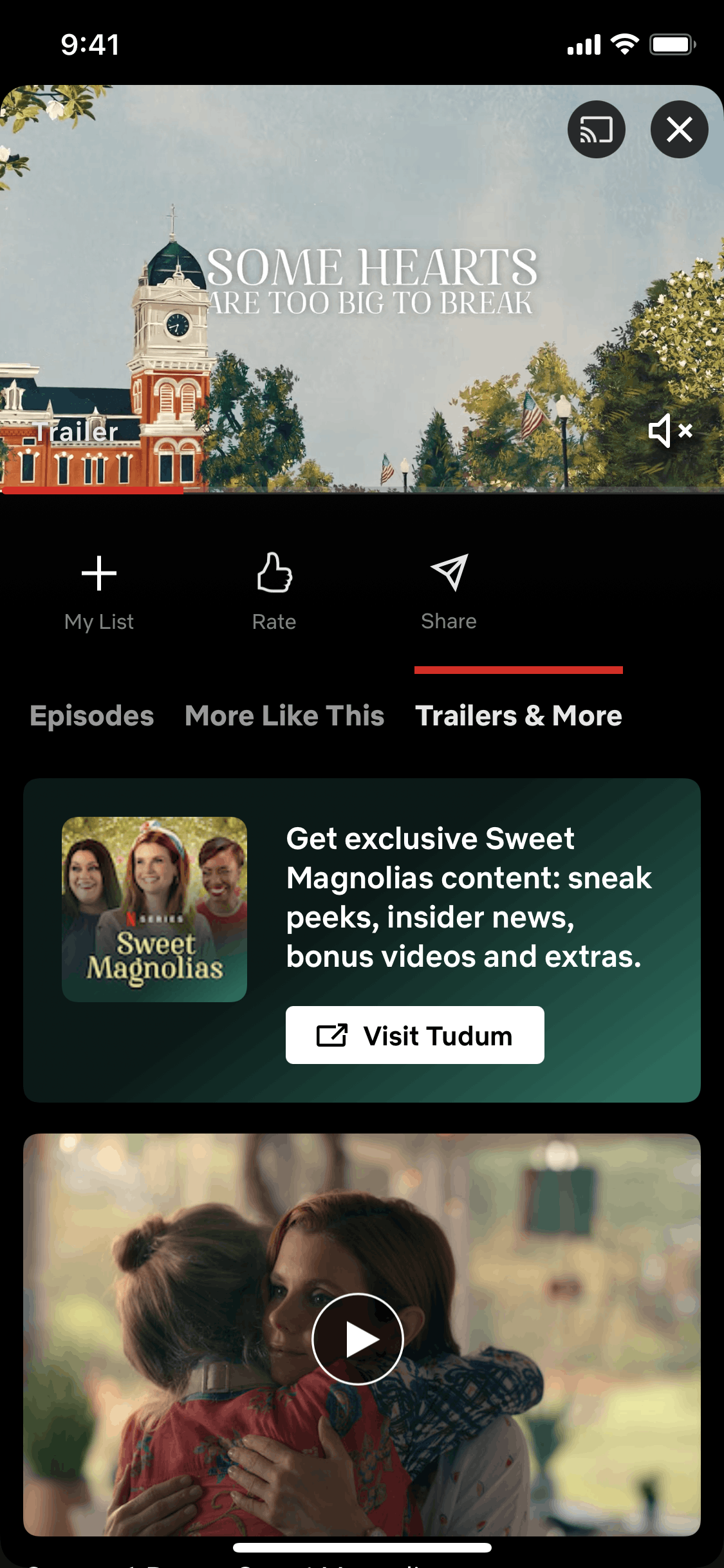 Netflix iOS Trailers & more Flow | Mobbin