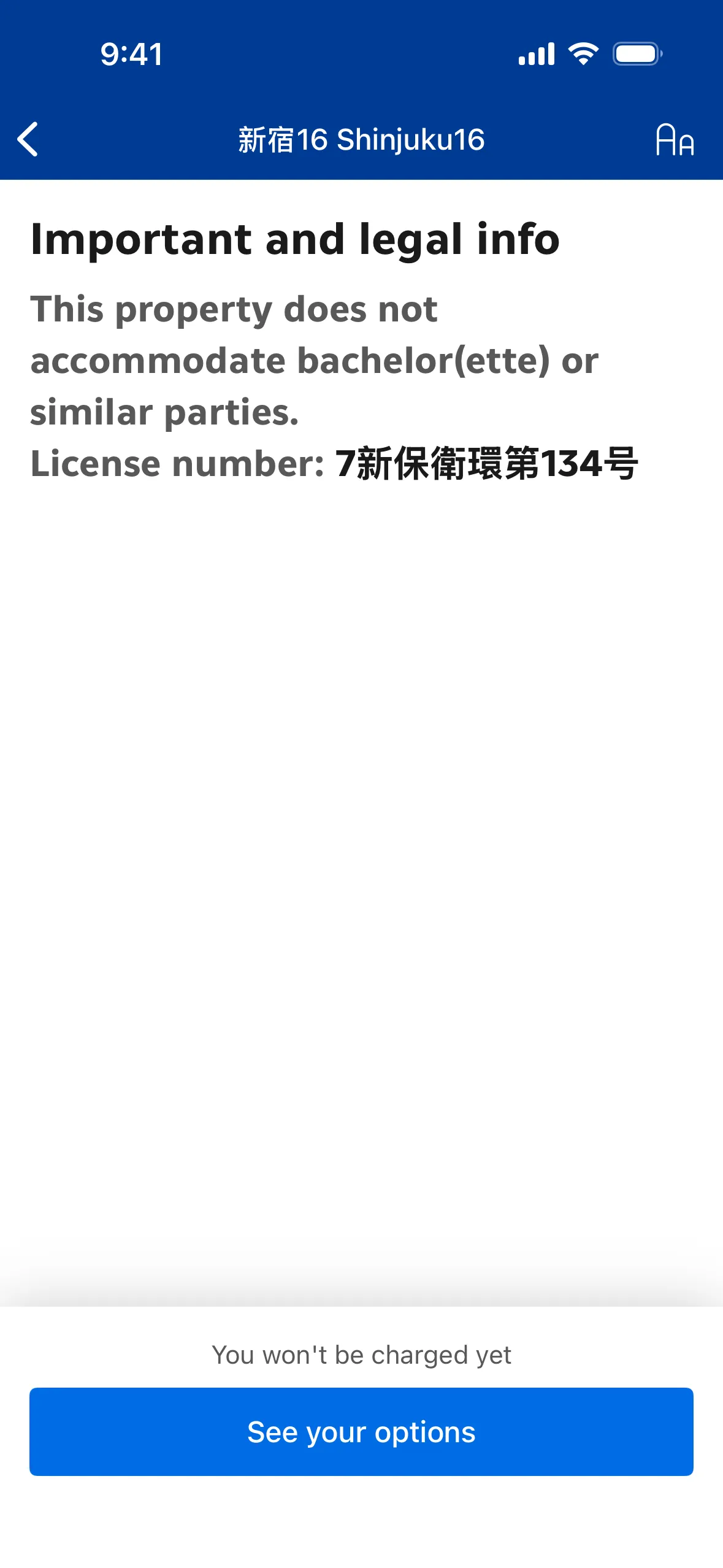 Booking.com iOS Travel & Transportation interface screenshot 16
