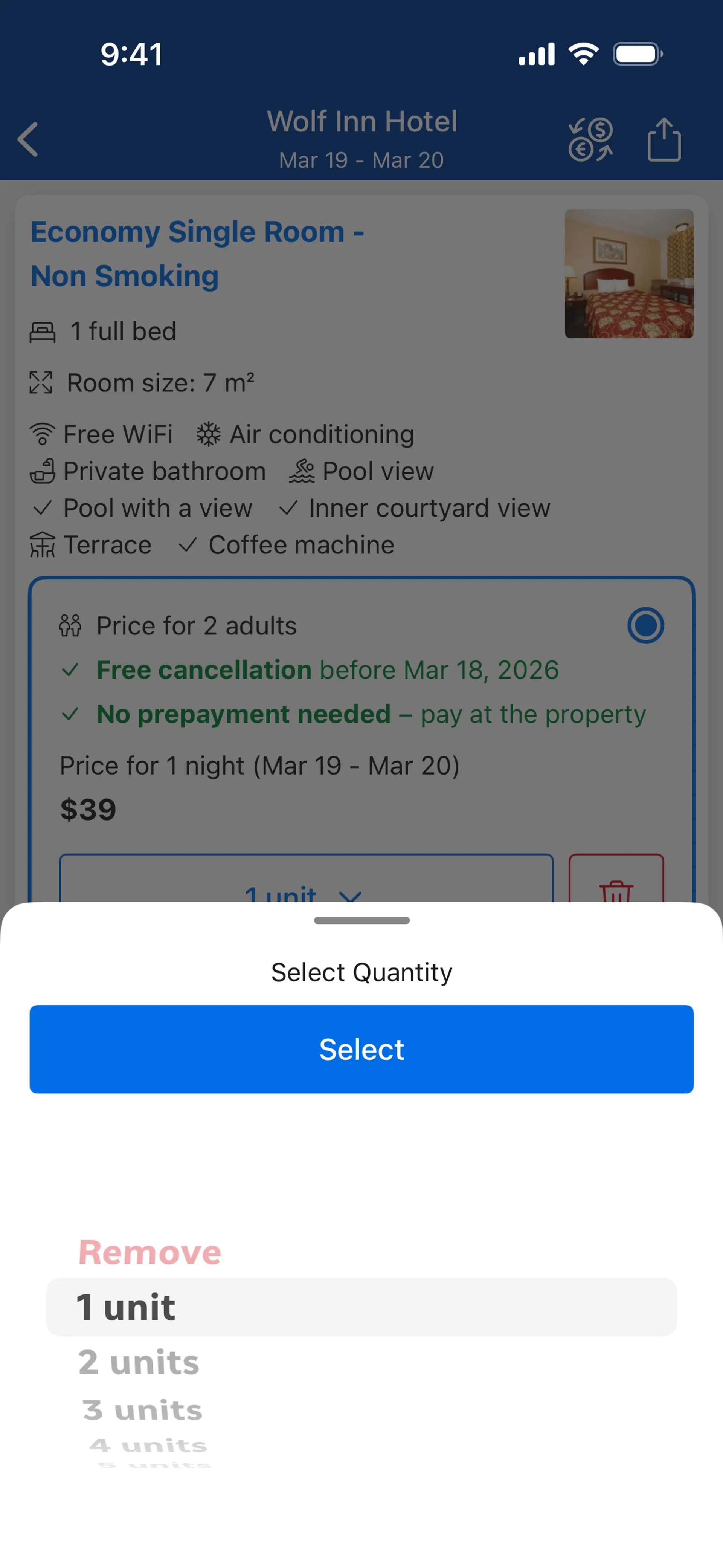 Booking.com iOS Travel & Transportation interface screenshot 22