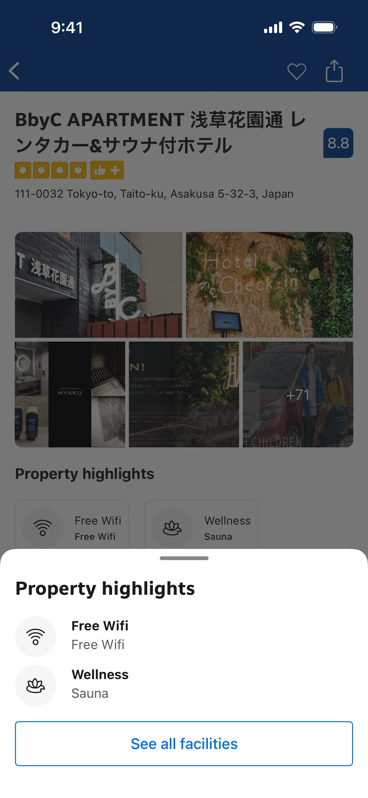 Booking.com iOS Travel & Transportation interface screenshot 21
