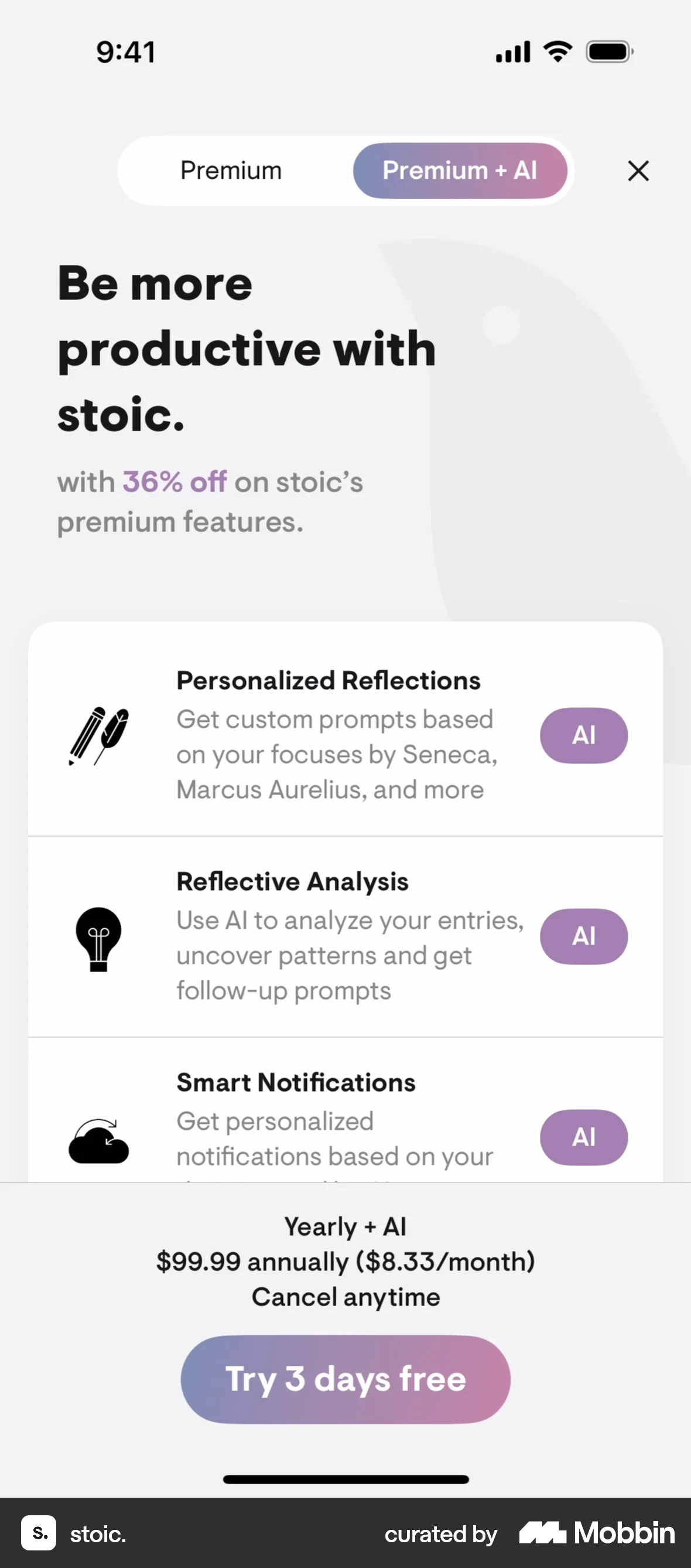 Explore the best mobile app designs on Mobbin