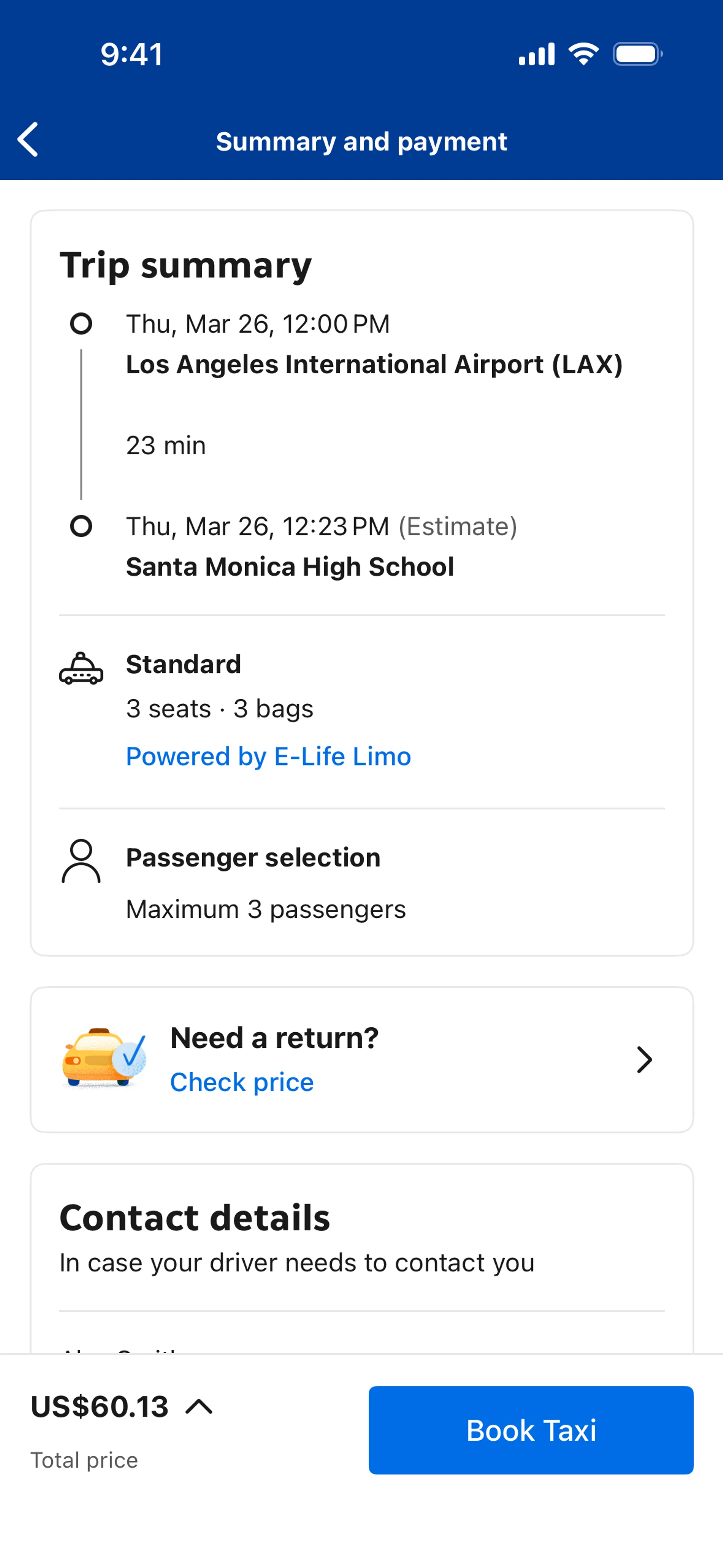 Booking.com iOS Travel & Transportation interface screenshot 4