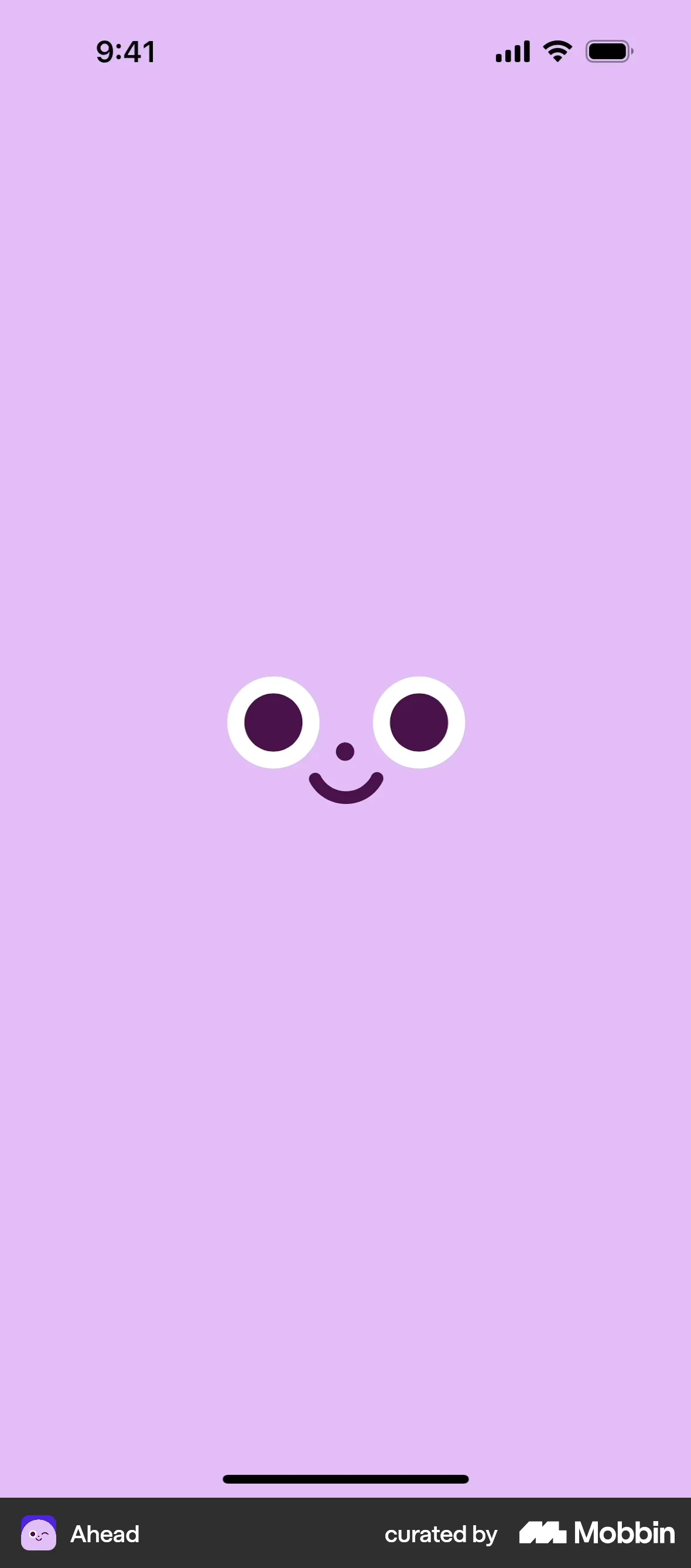 Ahead Onboarding screen