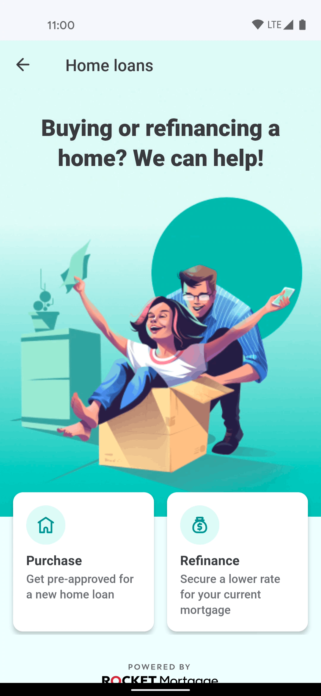 Mint Android Home loans Flow | Mobbin