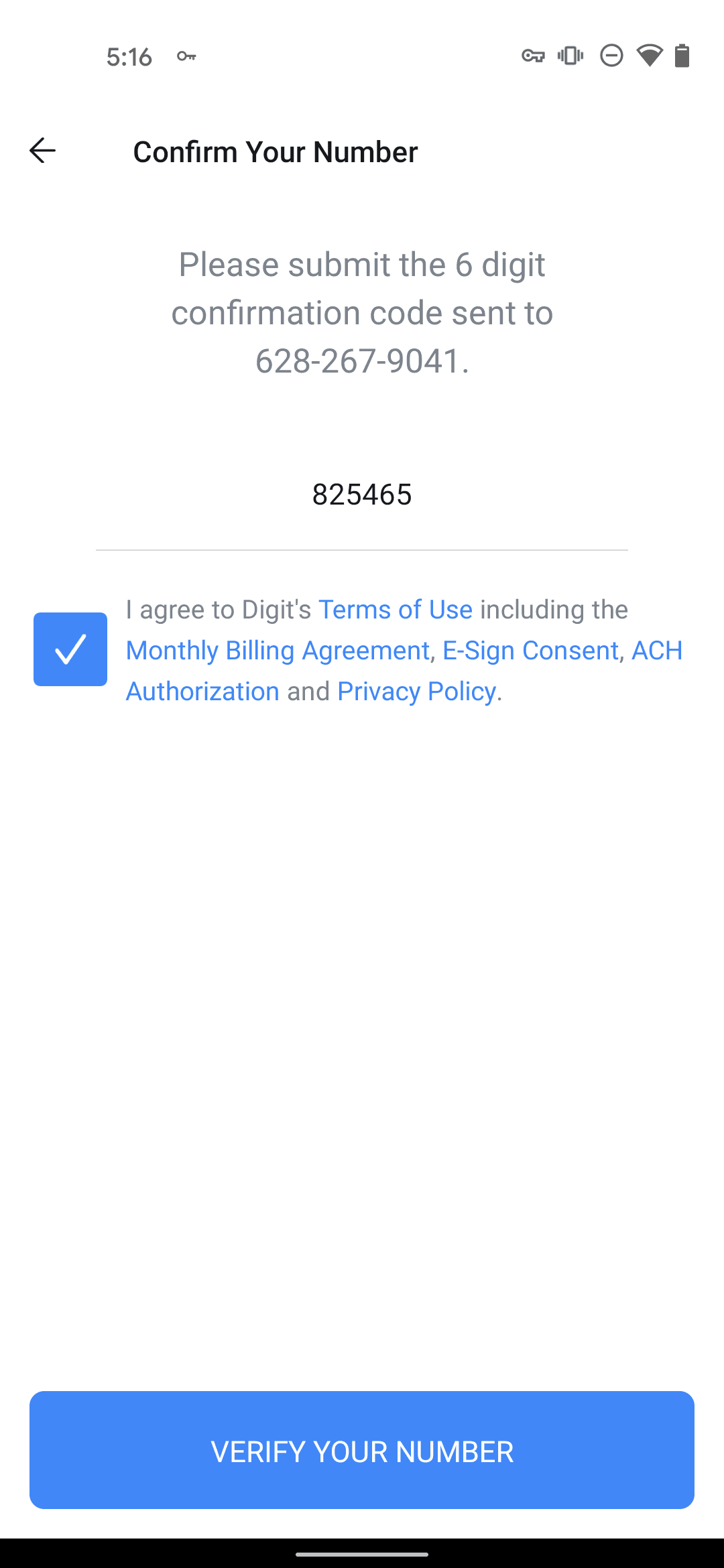 Digit Android Screen | Mobbin