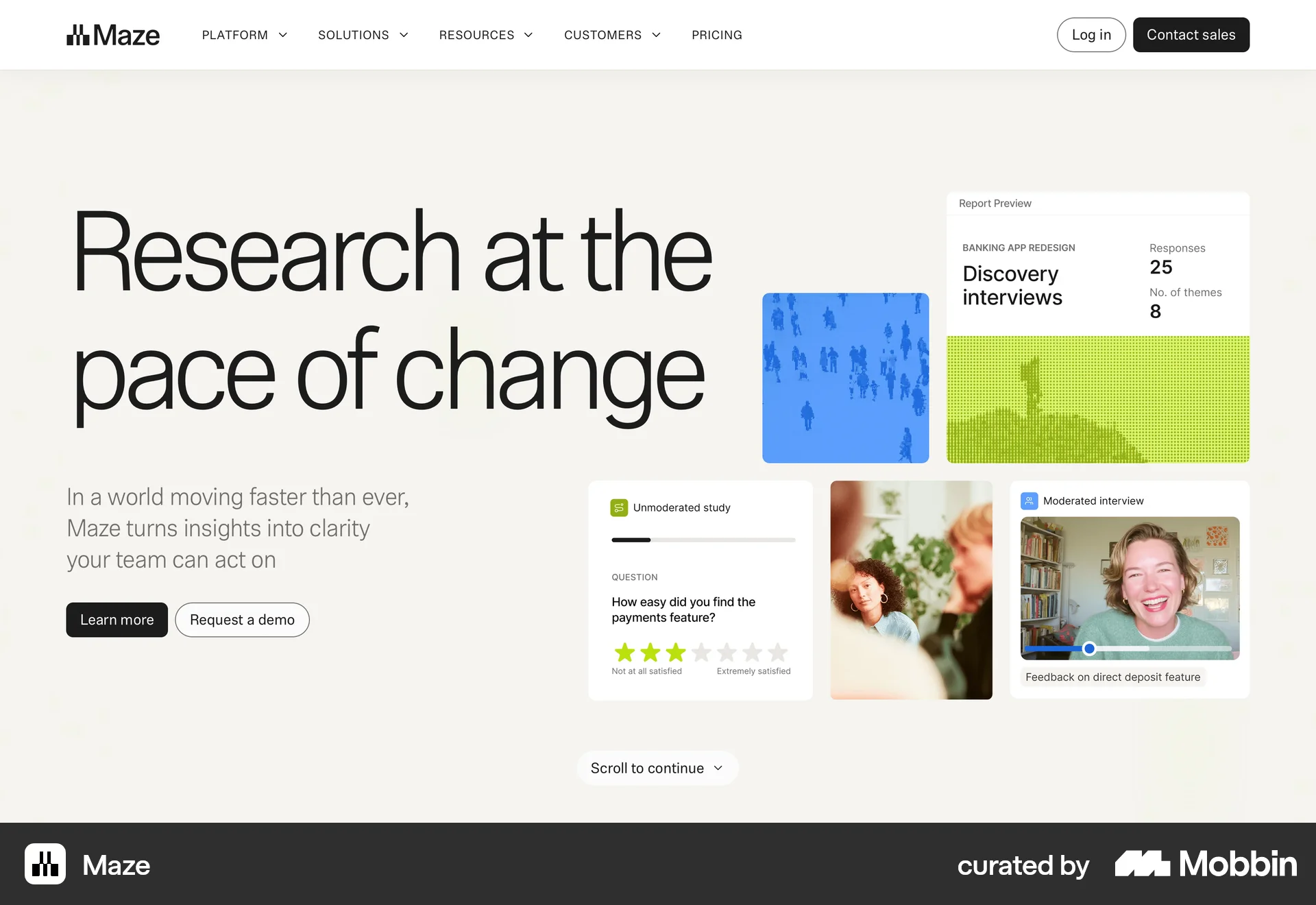 Maze Onboarding screen