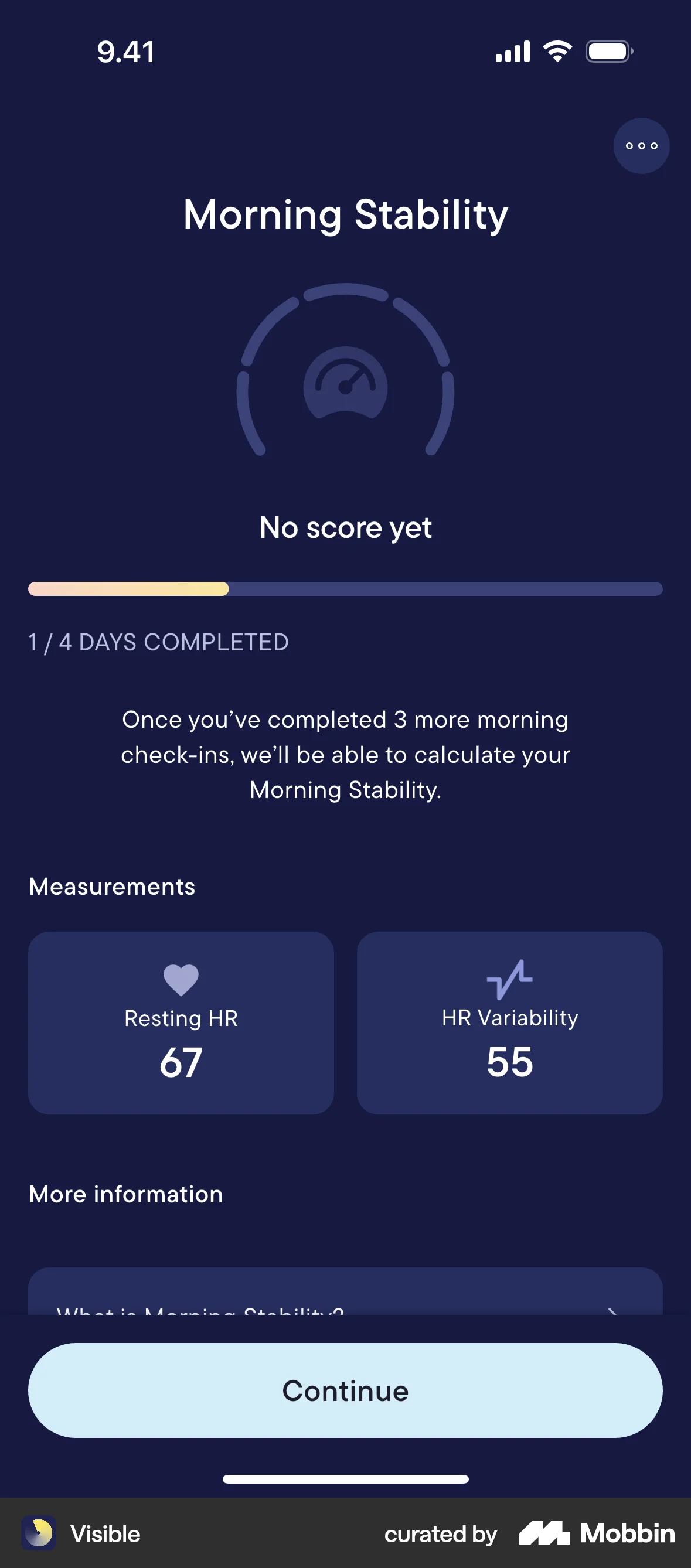 Dashboard Mobile App Design
