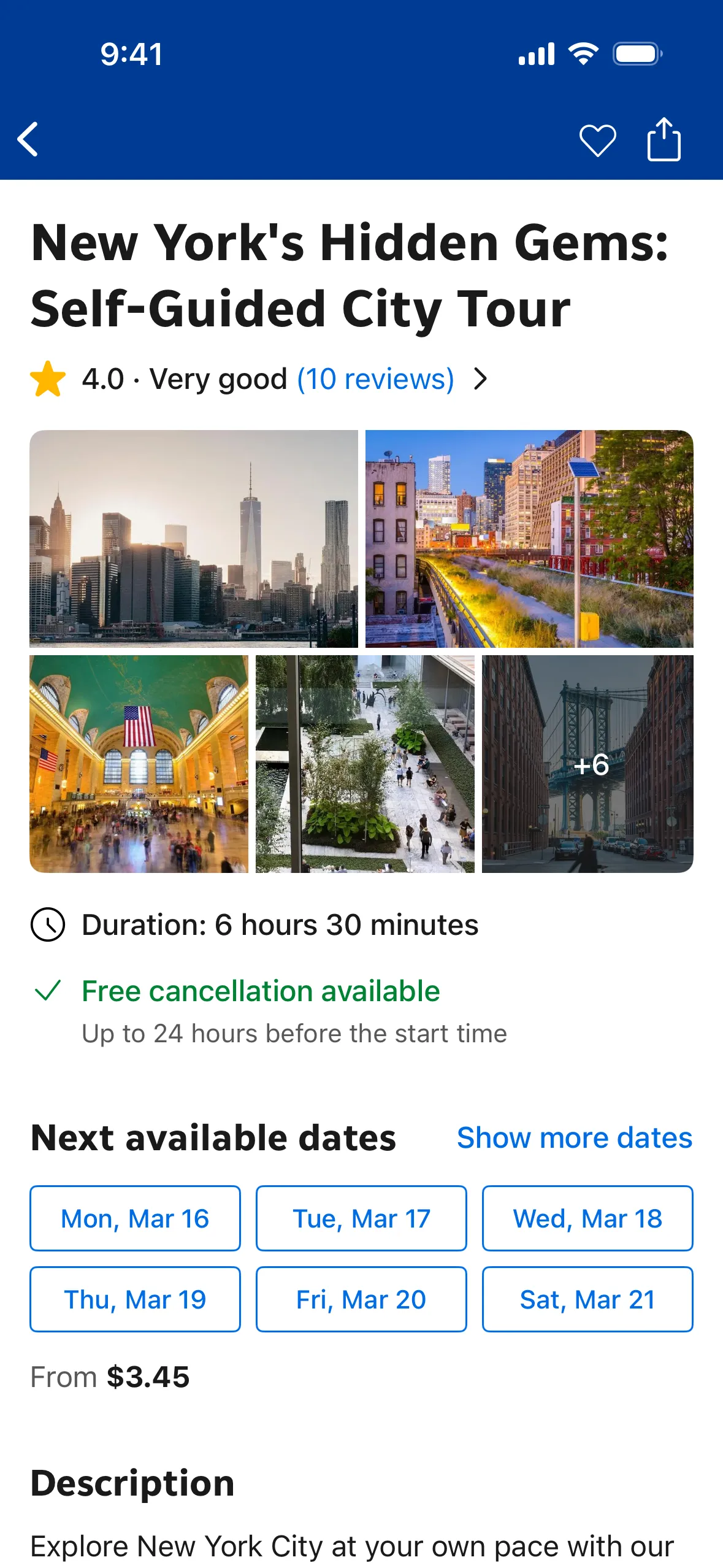 Booking.com iOS Travel & Transportation interface screenshot 7