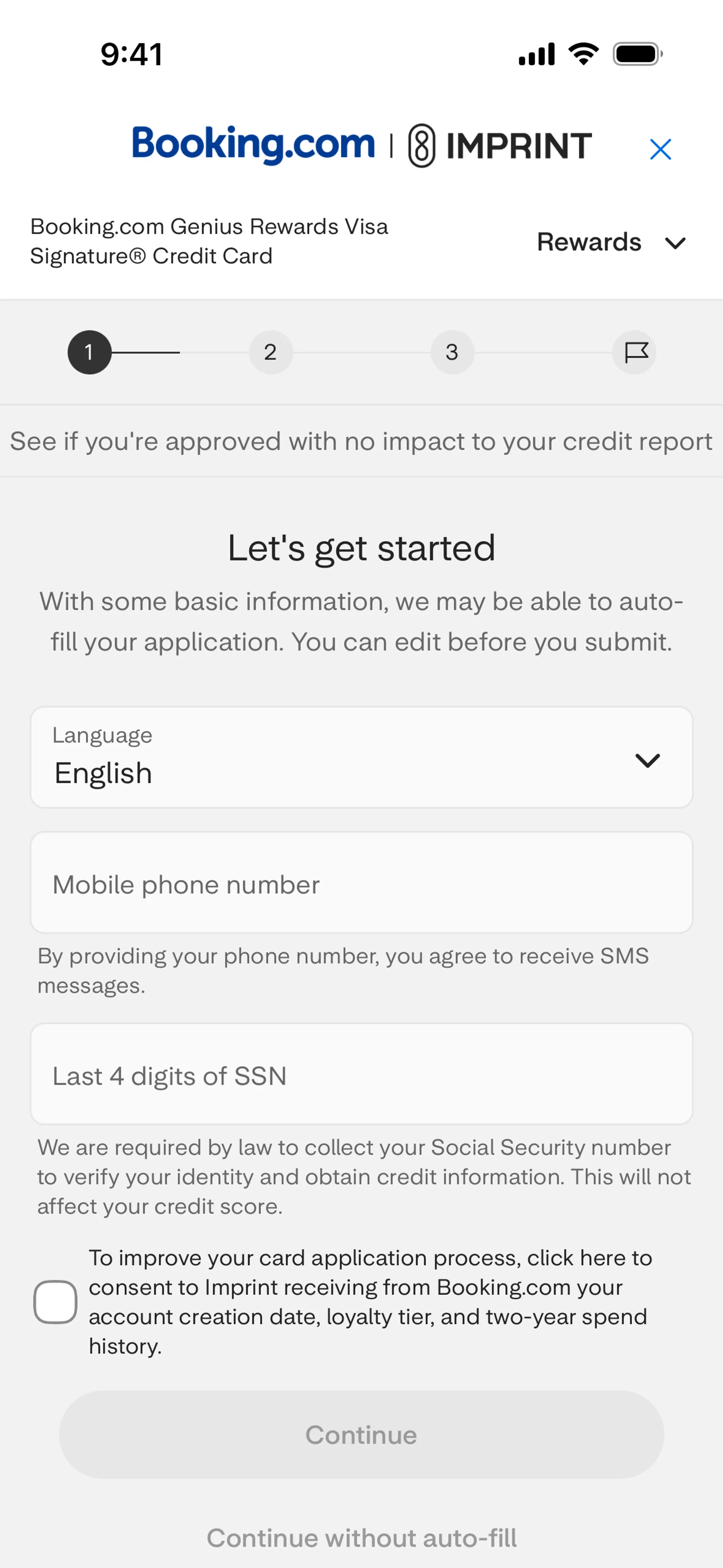 Booking.com iOS Travel & Transportation interface screenshot 5