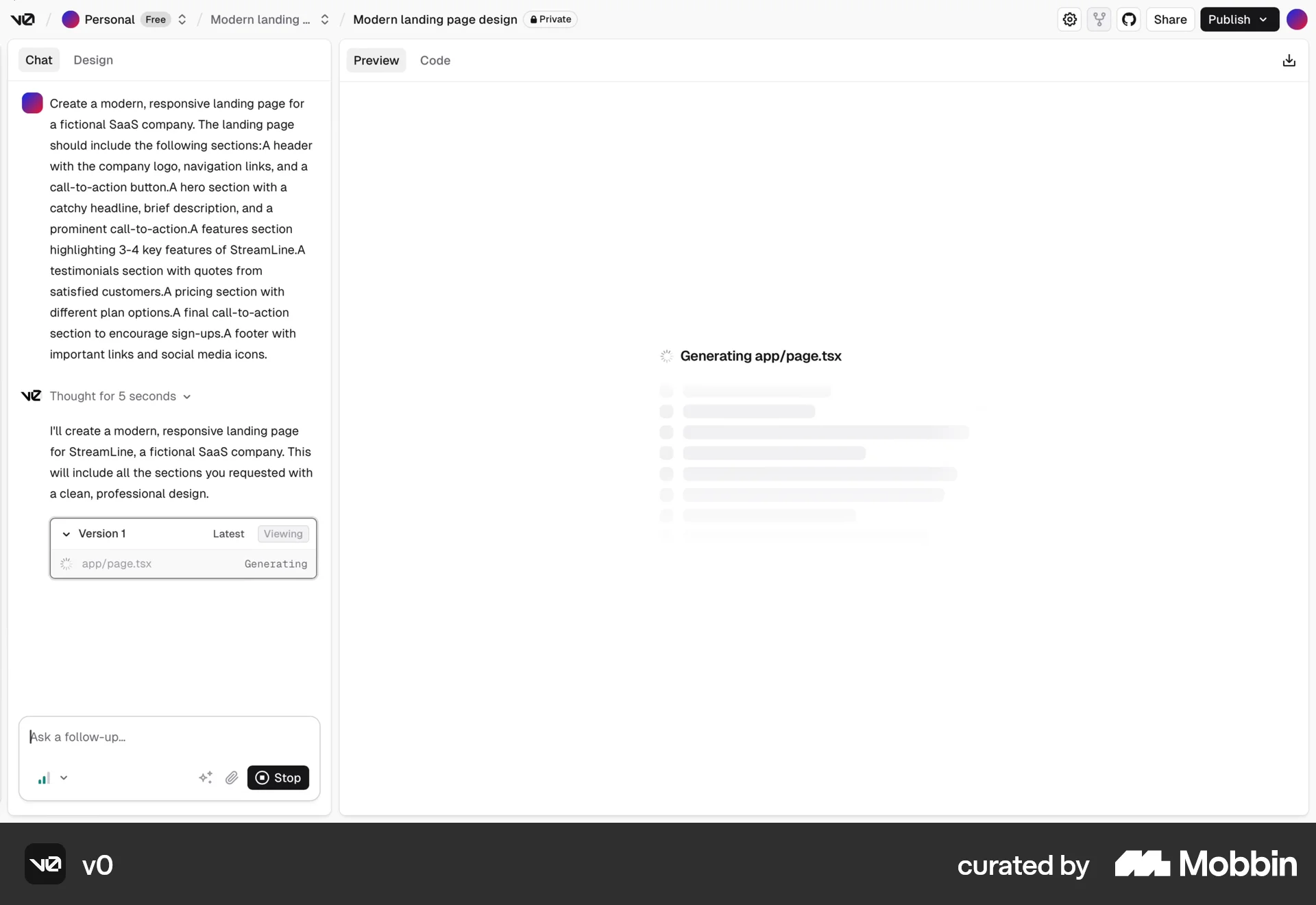 Explore the best website designs on Mobbin