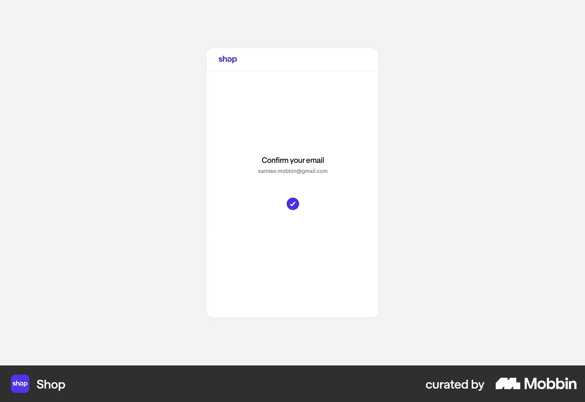 Shop Onboarding screen