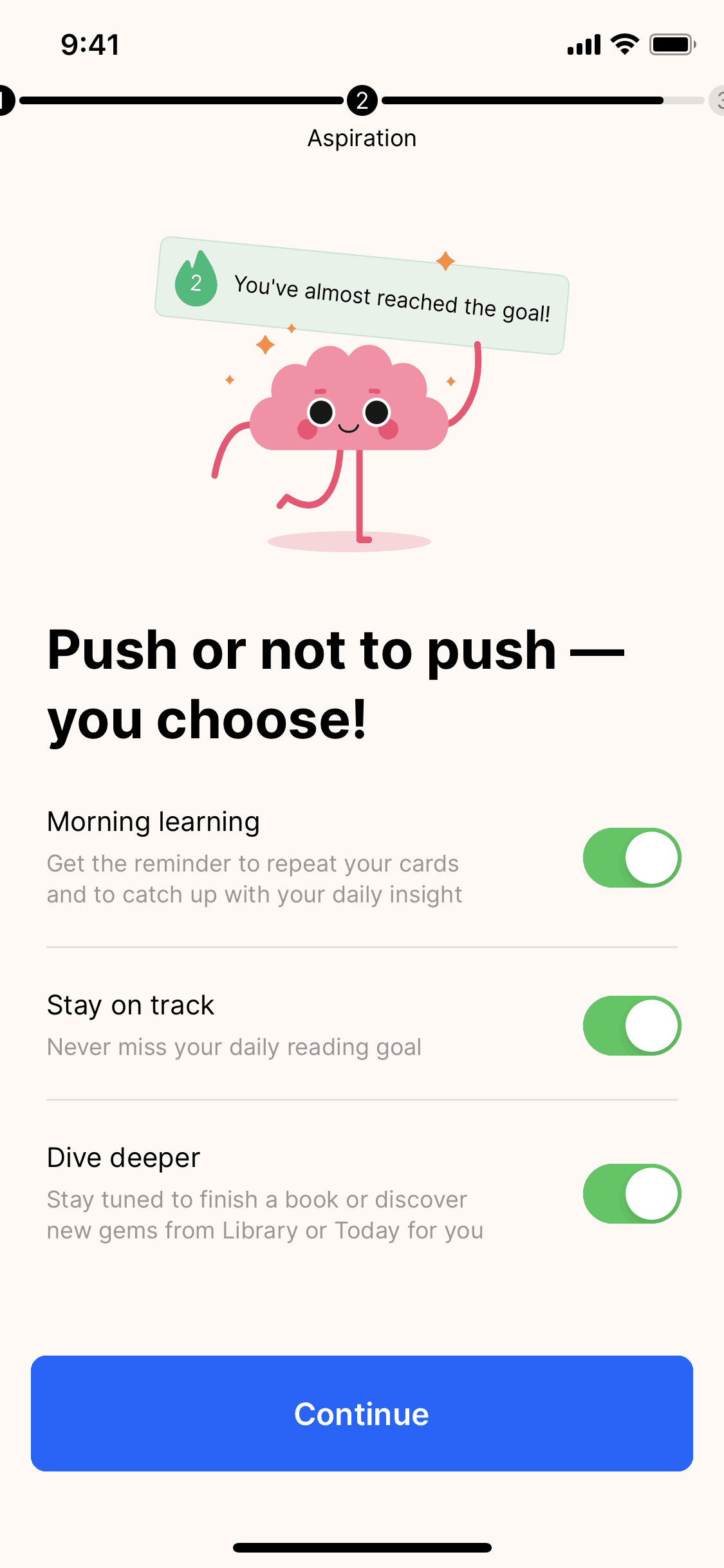 Headway iOS Screen | Mobbin