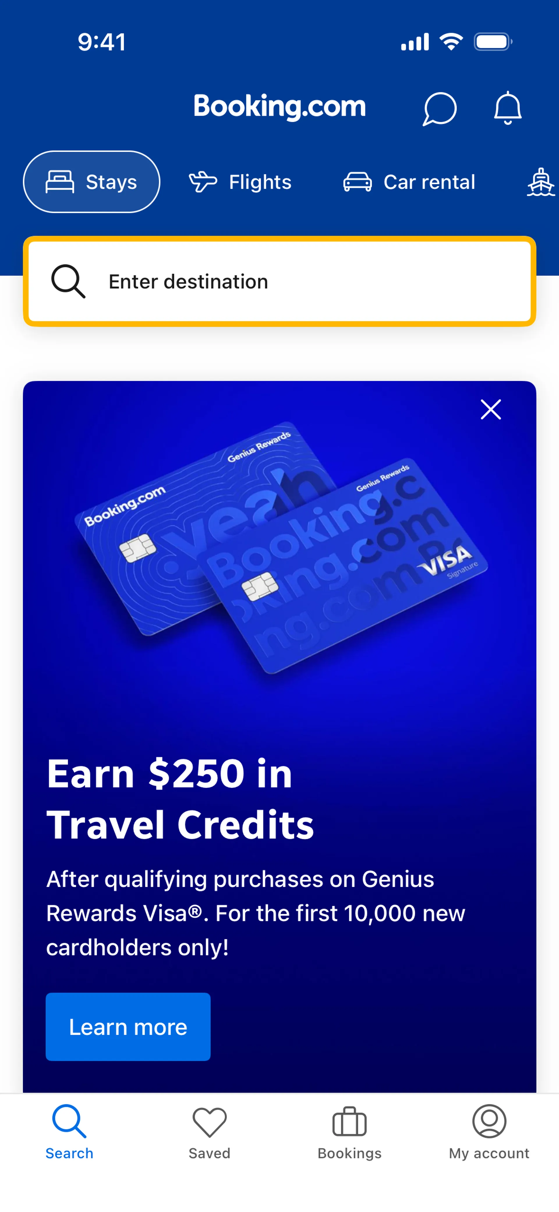 Booking.com iOS Travel & Transportation interface screenshot 15