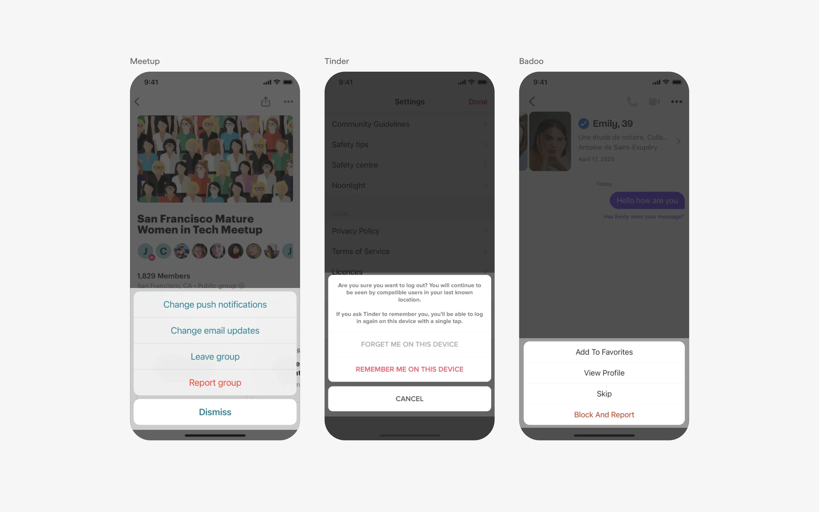 Action Sheet UI Design: Best practices, Design variants & Examples | Mobbin
