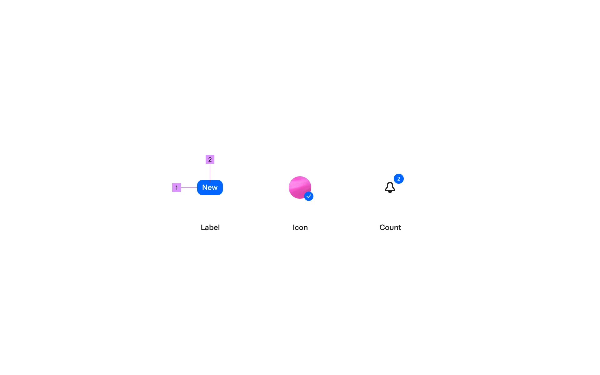 Badge UI Design: Best practices, Design variants & Examples | Mobbin