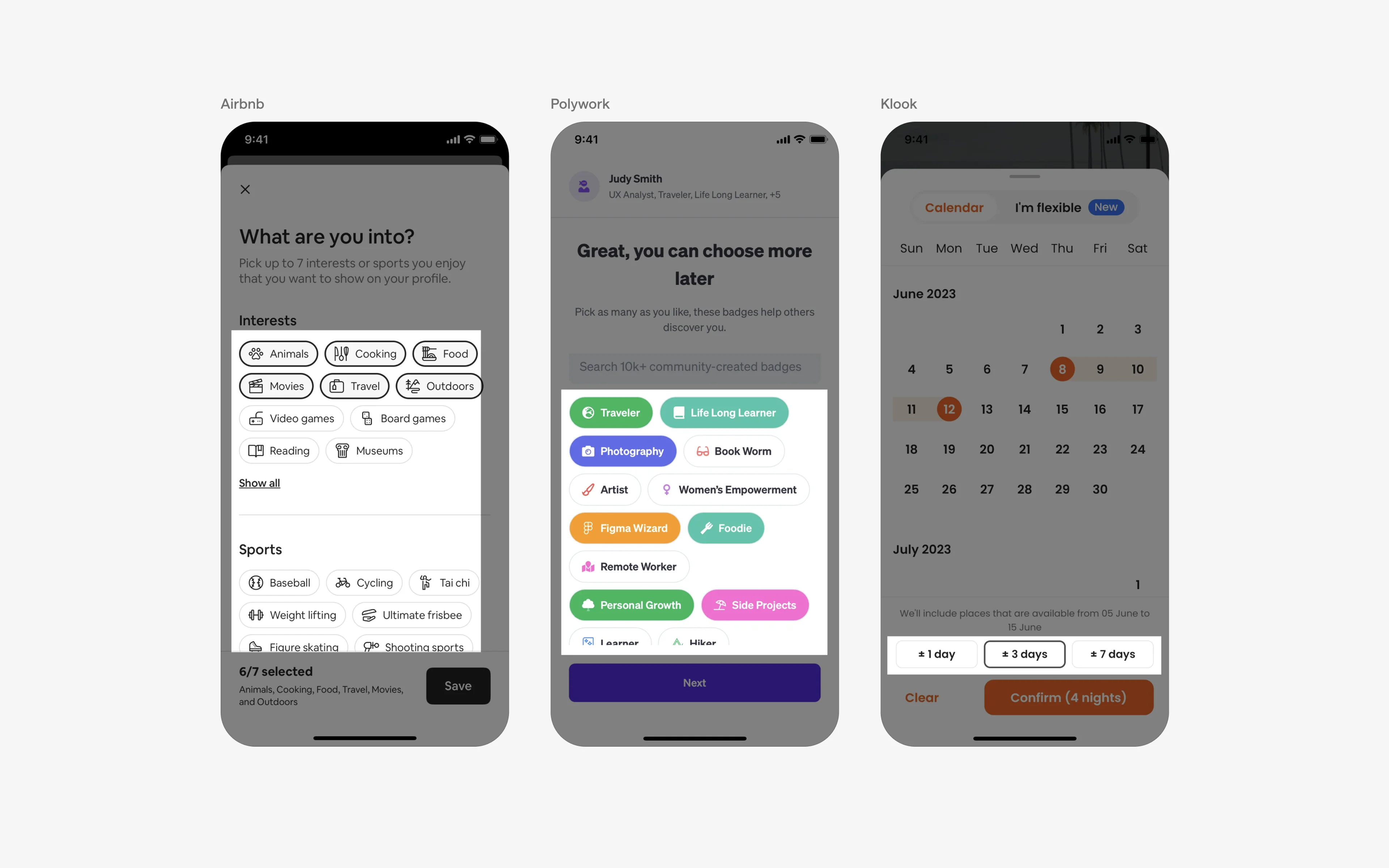 Chip UI Design: Best practices, Design variants & Examples | Mobbin