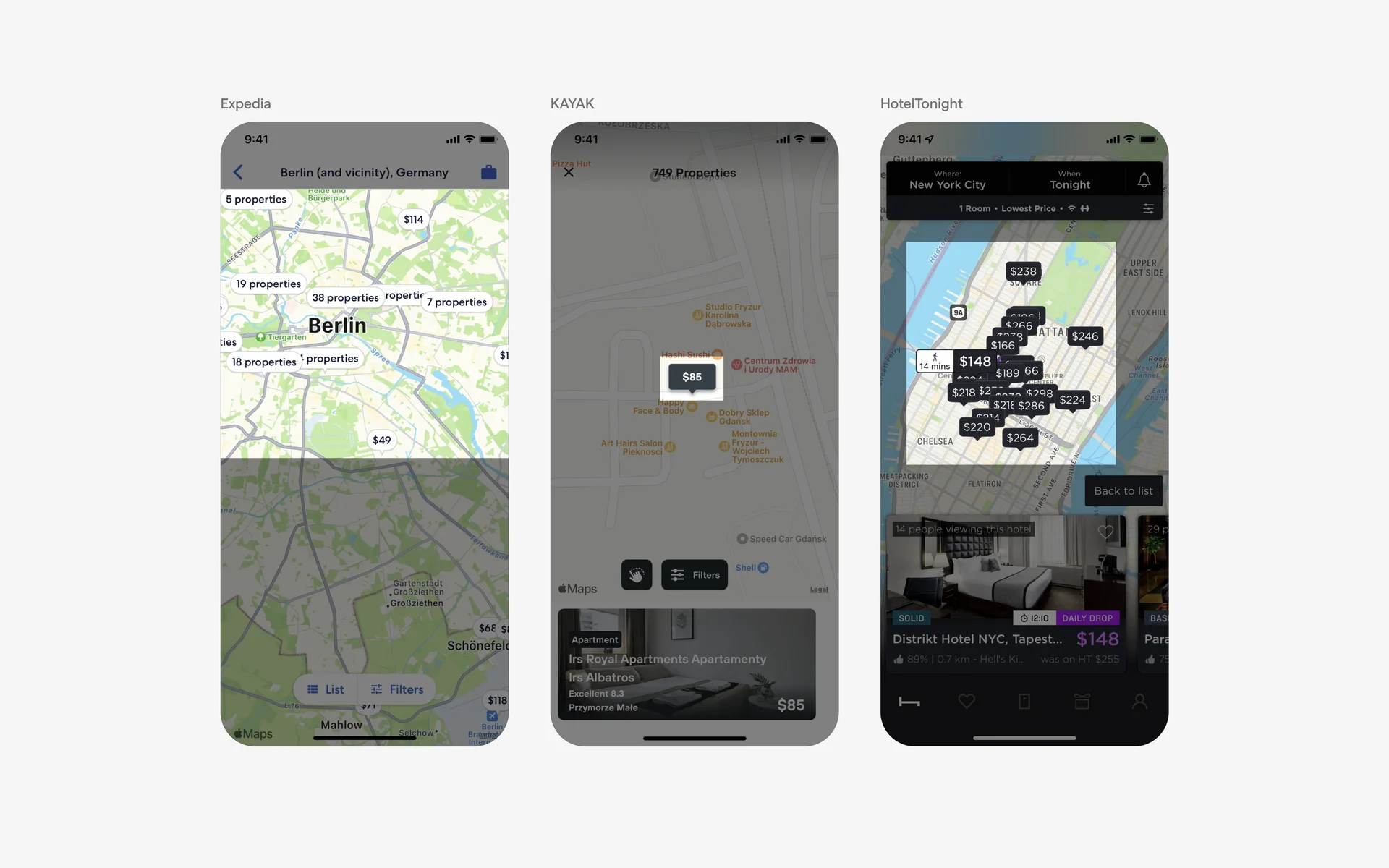 Quality Pin Map Chip UI Design: Best practices, Design variants & Examples | Mobbin