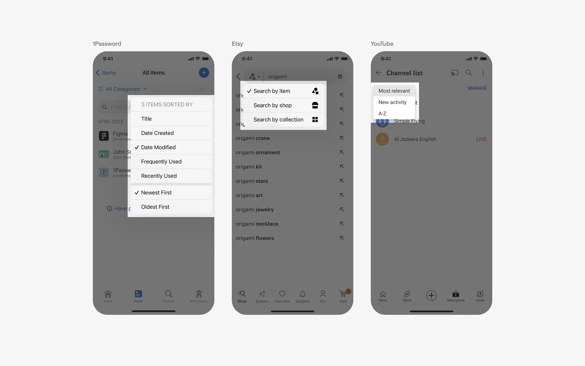 Dropdown Menu UI Design: Best practices, Design variants & Examples ...