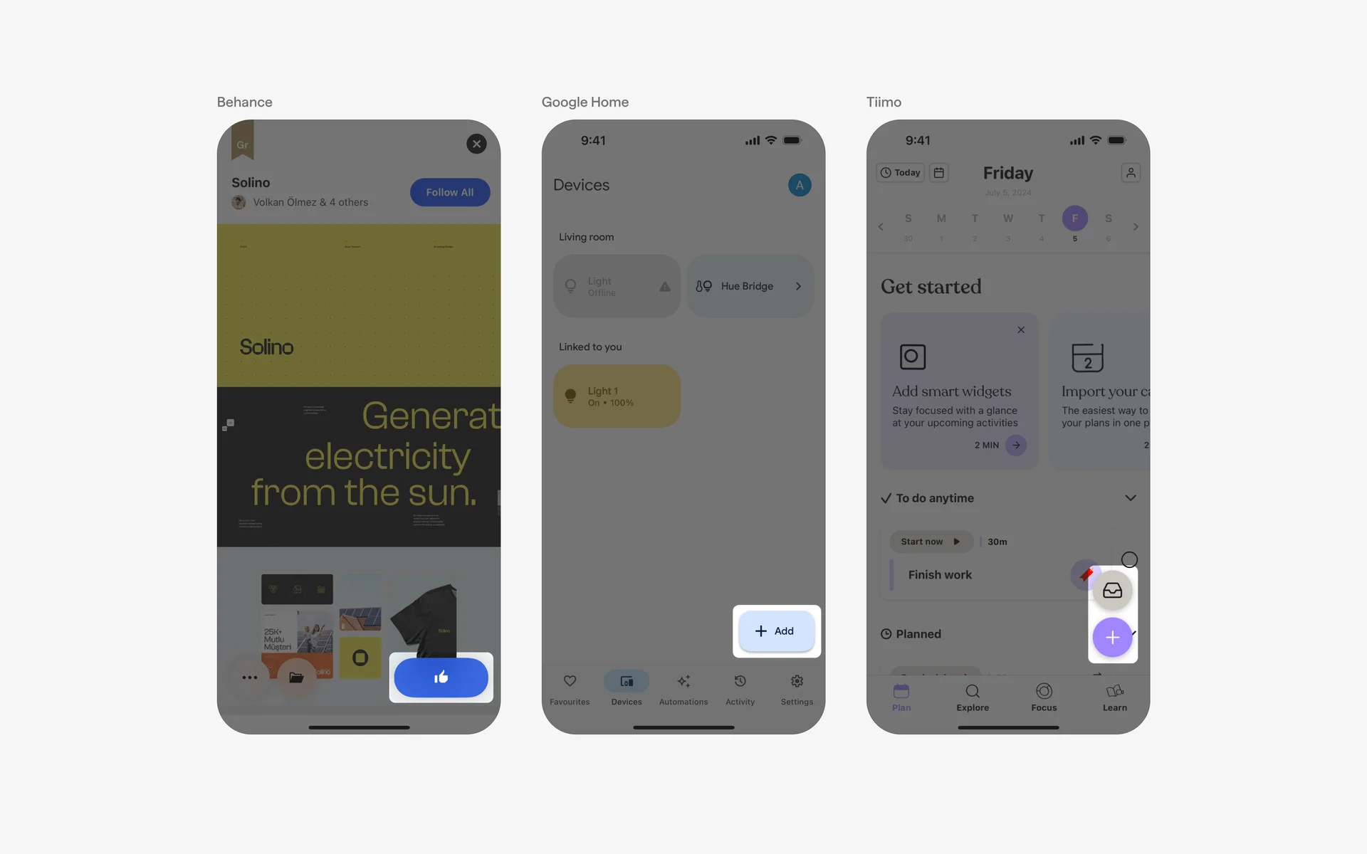 Floating Action Button UI Design: Best practices, Design variants ...