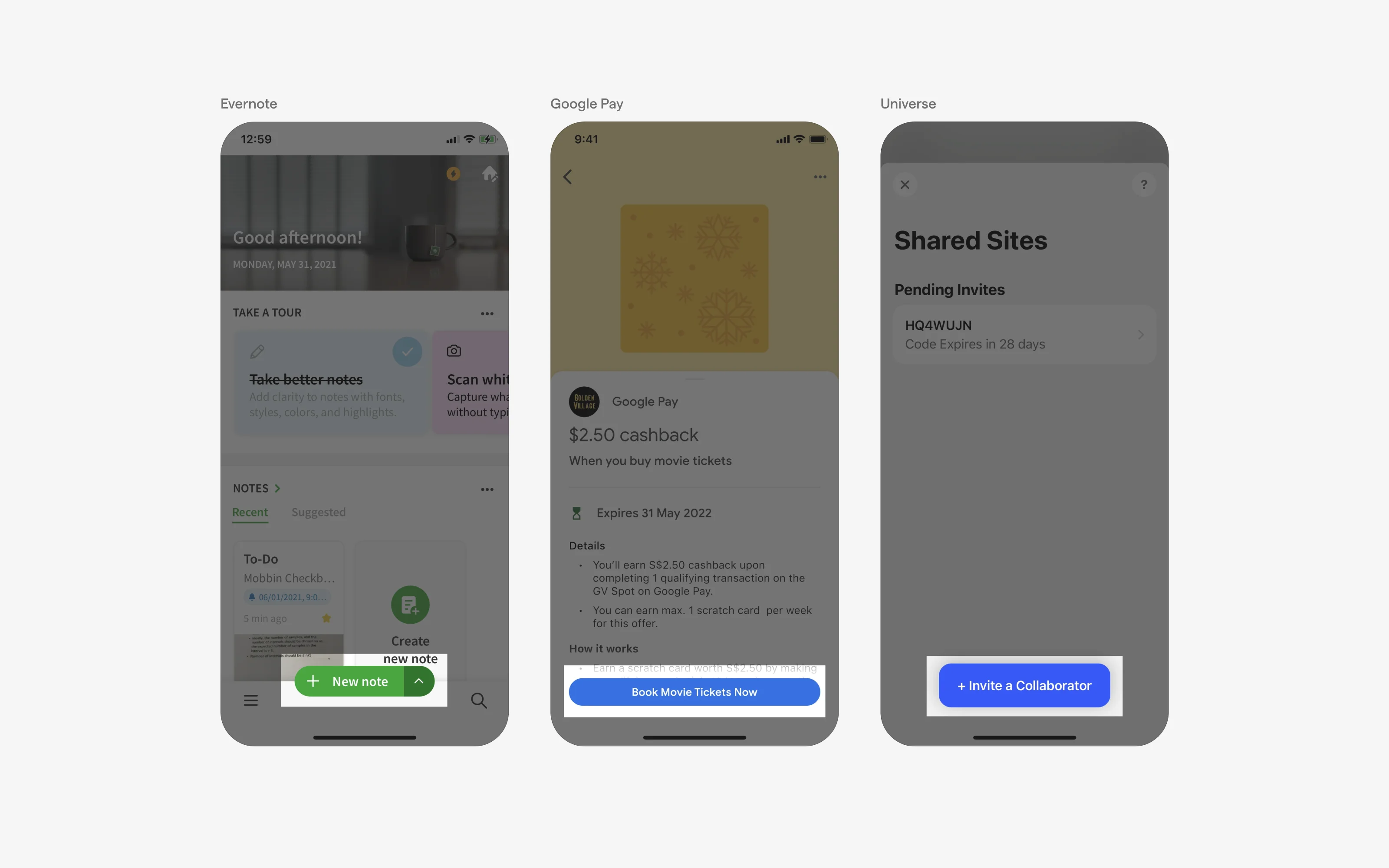 Floating Action Button UI Design: Best practices, Design variants ...