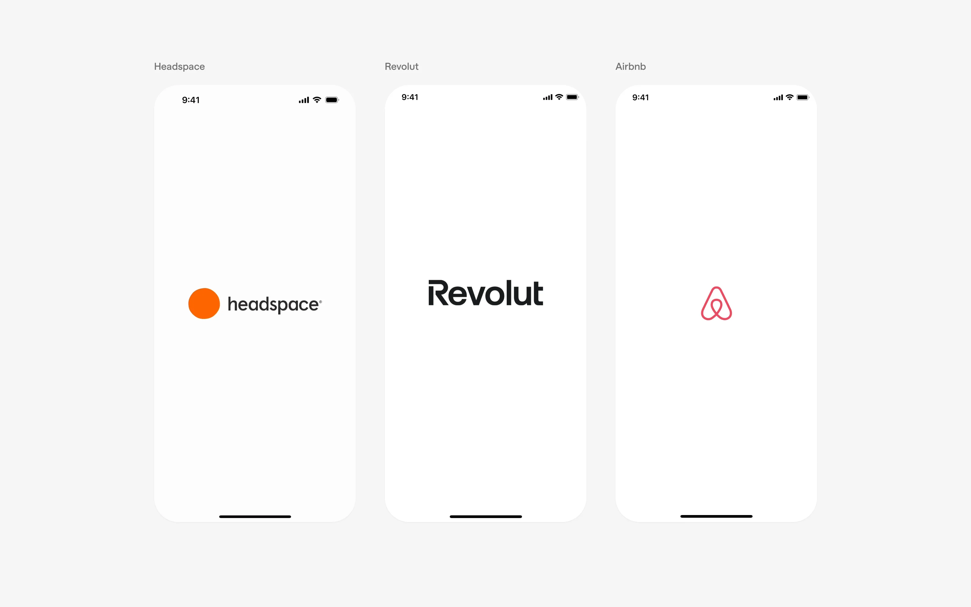 Launch Screen UI Pattern: Best practices & 6 examples to inspire you ...