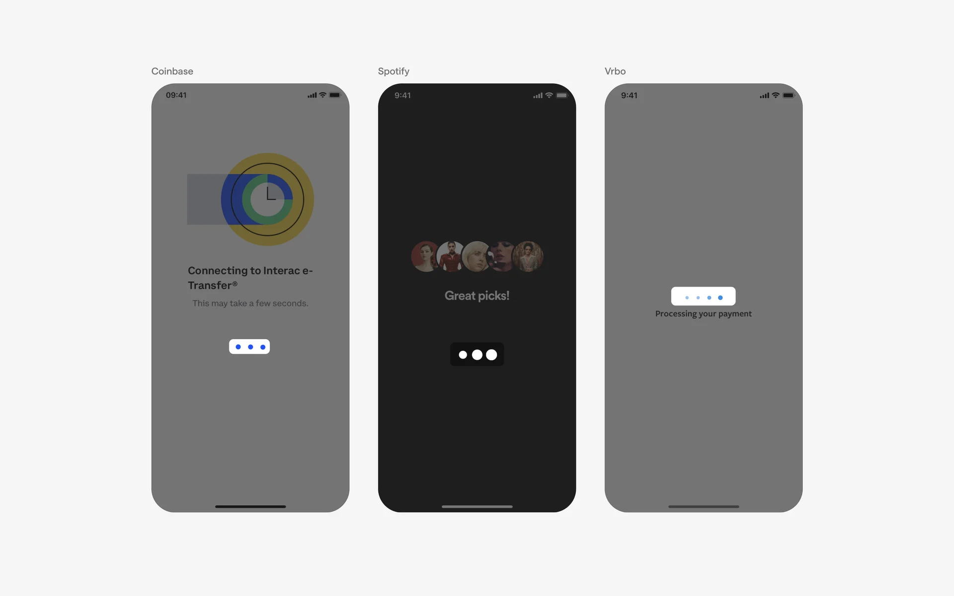 Loading indicator UI Design: Best practices, Design variants & Examples ...