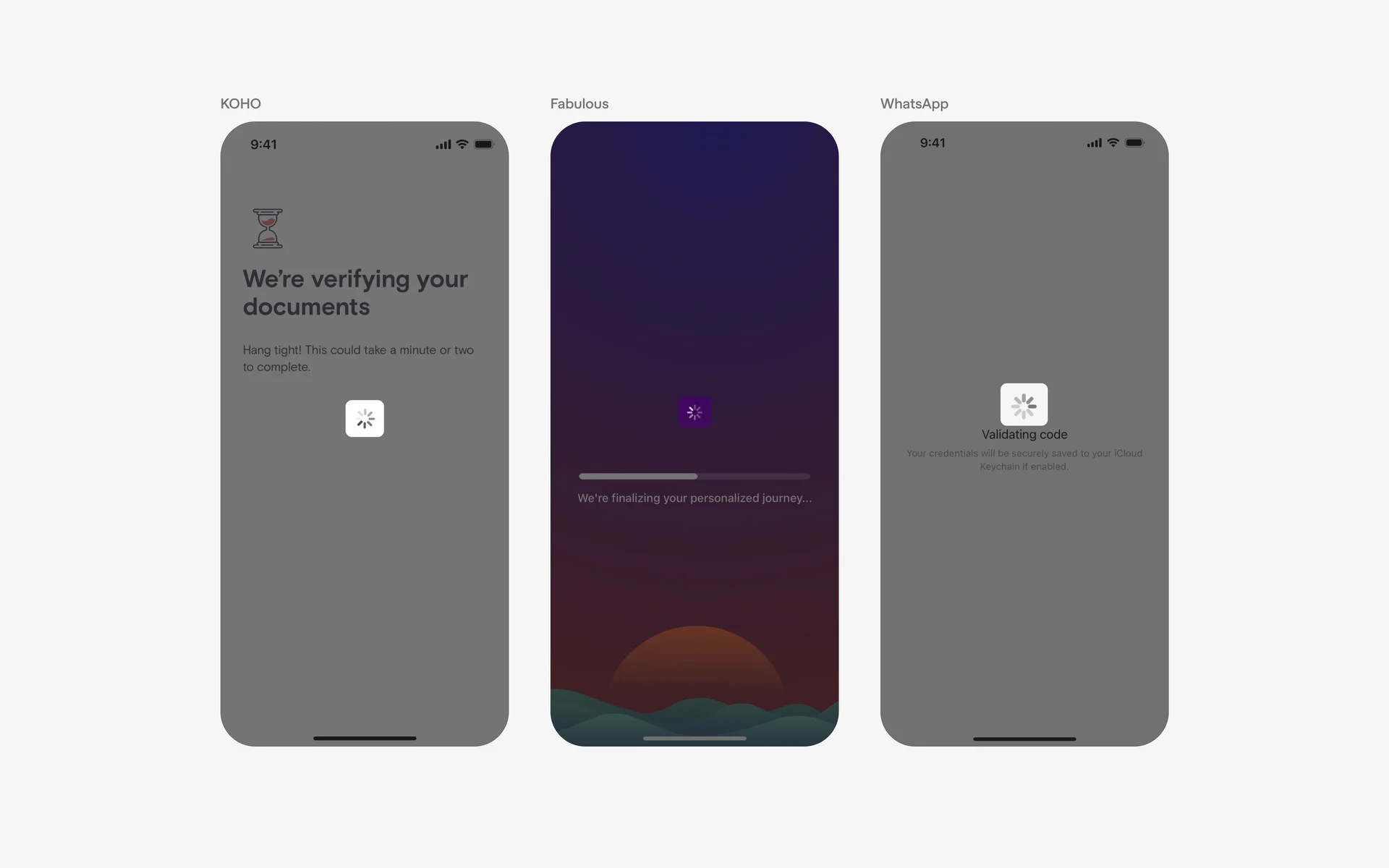 Loading indicator UI Design: Best practices, Design variants & Examples ...
