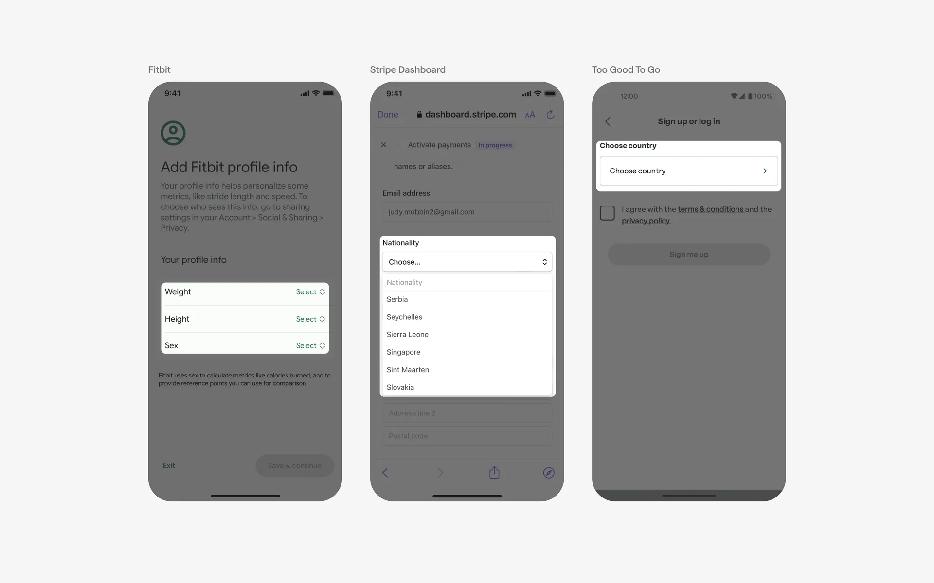 Trailling Icon Select UI Design: Best practices, Design variants & Examples | Mobbin