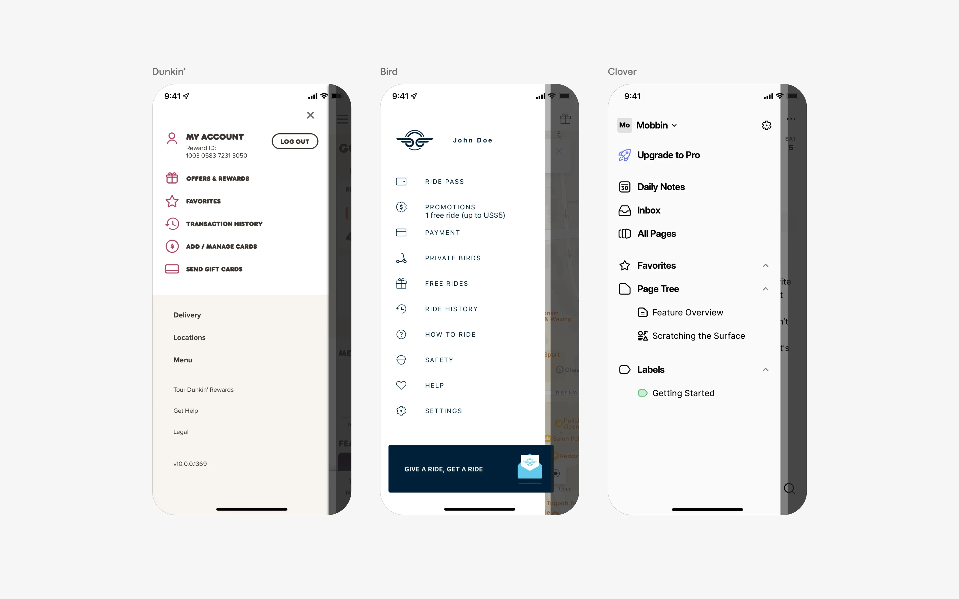 Sidebar UI Design: Best practices, Design variants & Examples | Mobbin