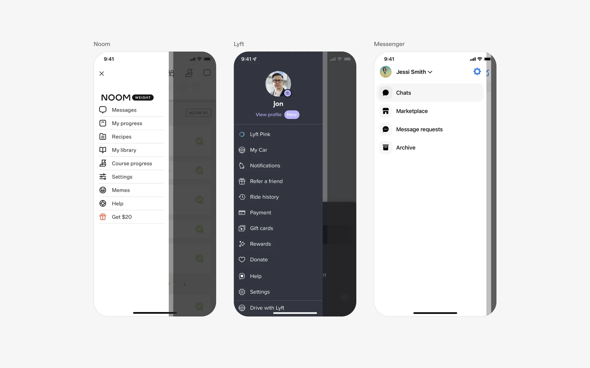 Sidebar UI Design: Best practices, Design variants & Examples | Mobbin