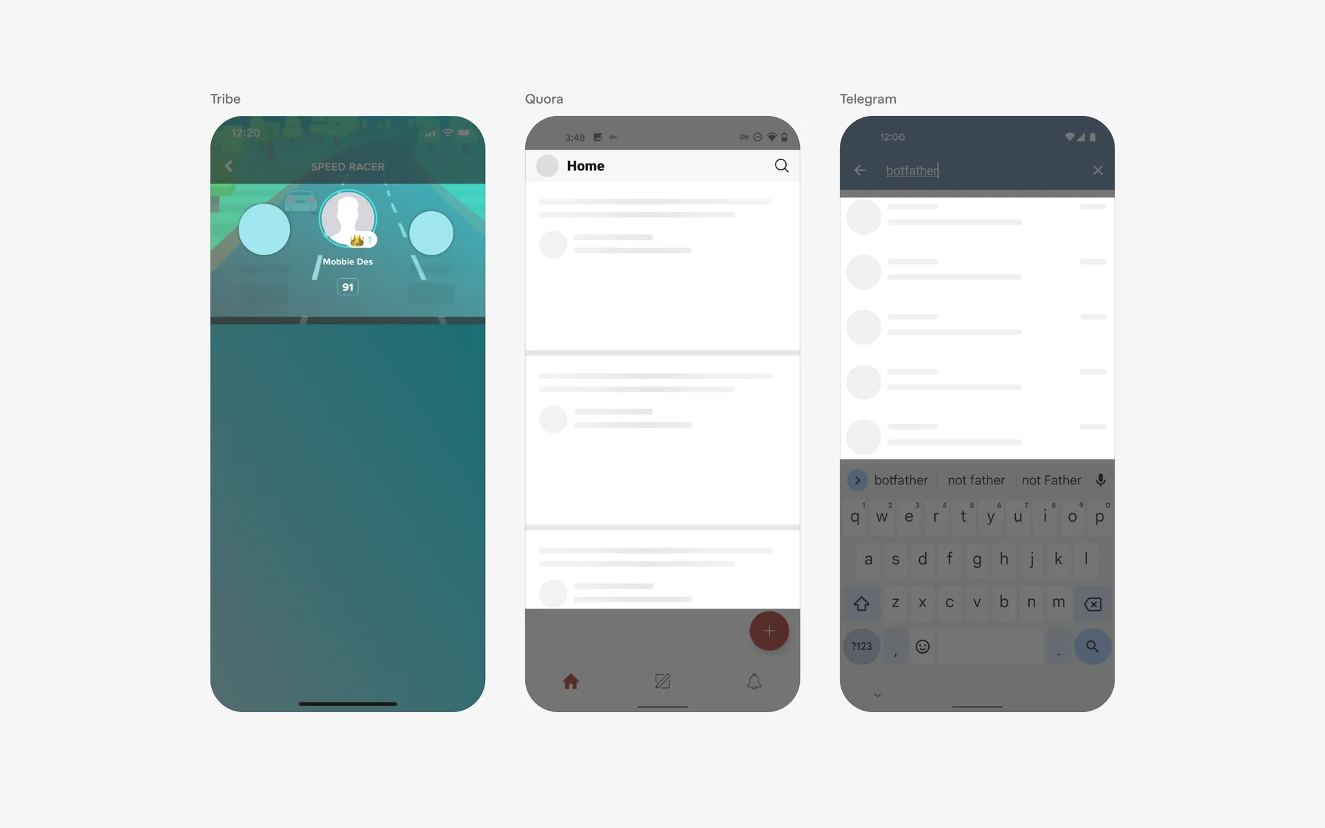 User Storage Skeleton Skeleton UI Design: Best practices, Design variants & Examples | Mobbin