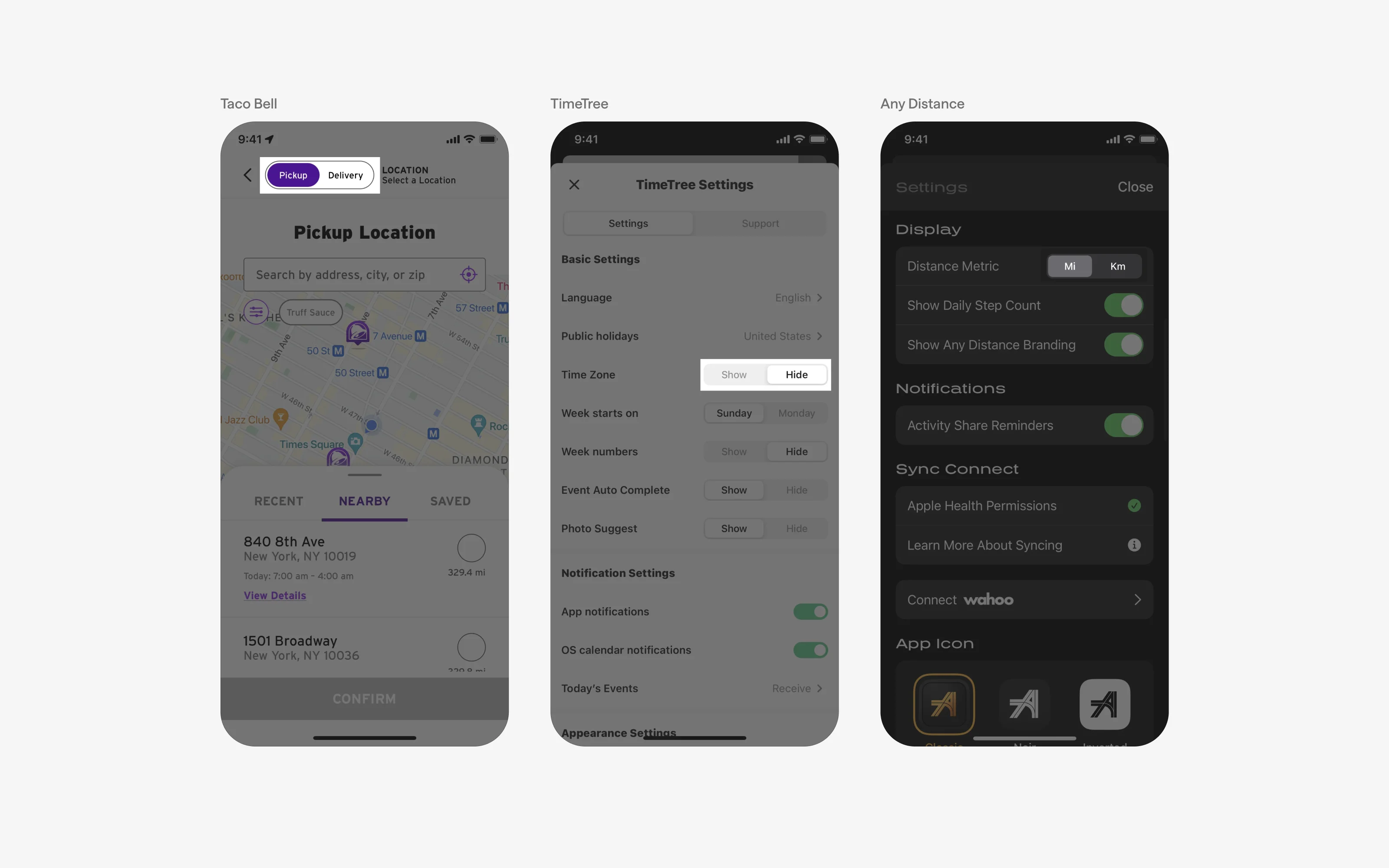 Switch UI Design: Best practices, Design variants & Examples | Mobbin