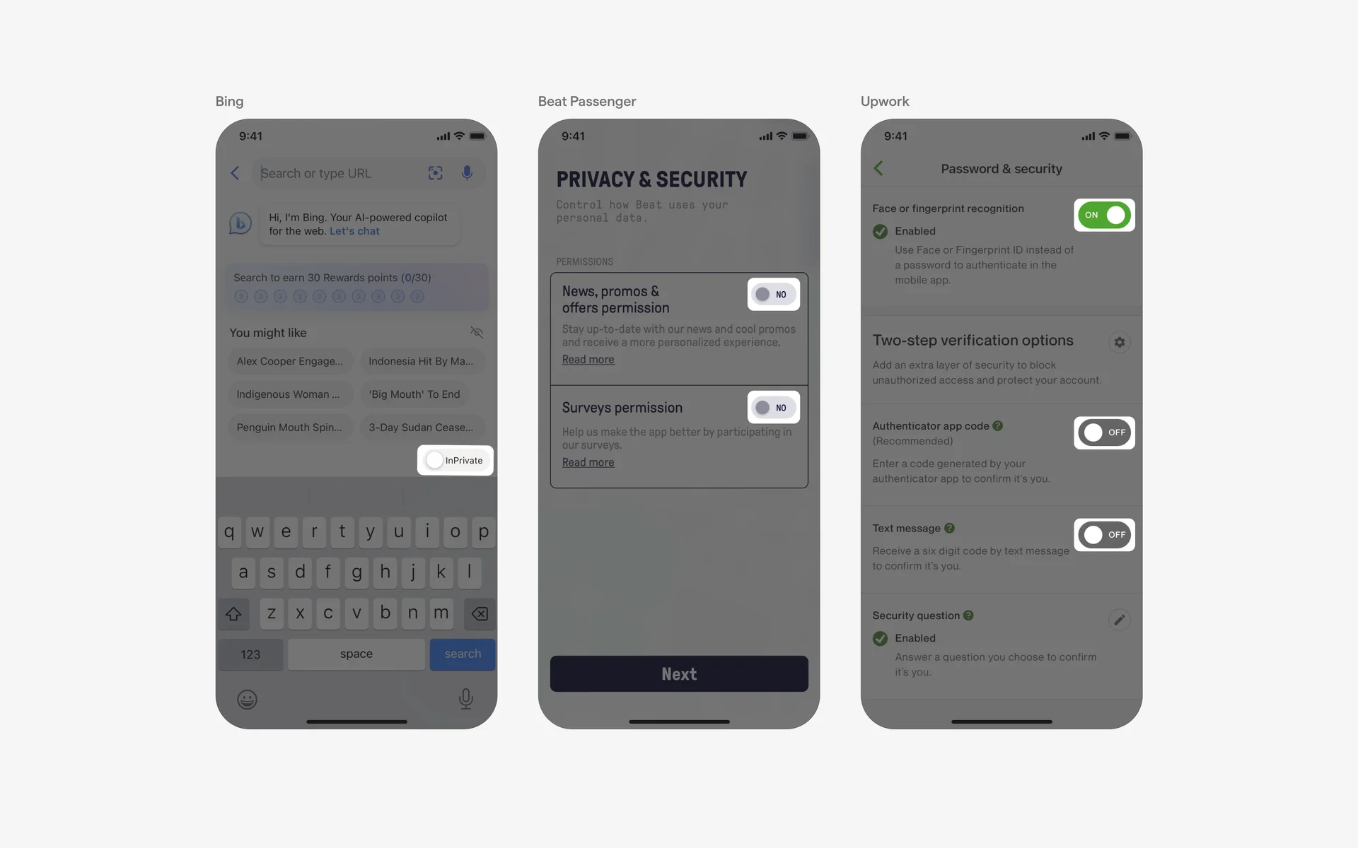 Switch UI Design: Best practices, Design variants & Examples | Mobbin