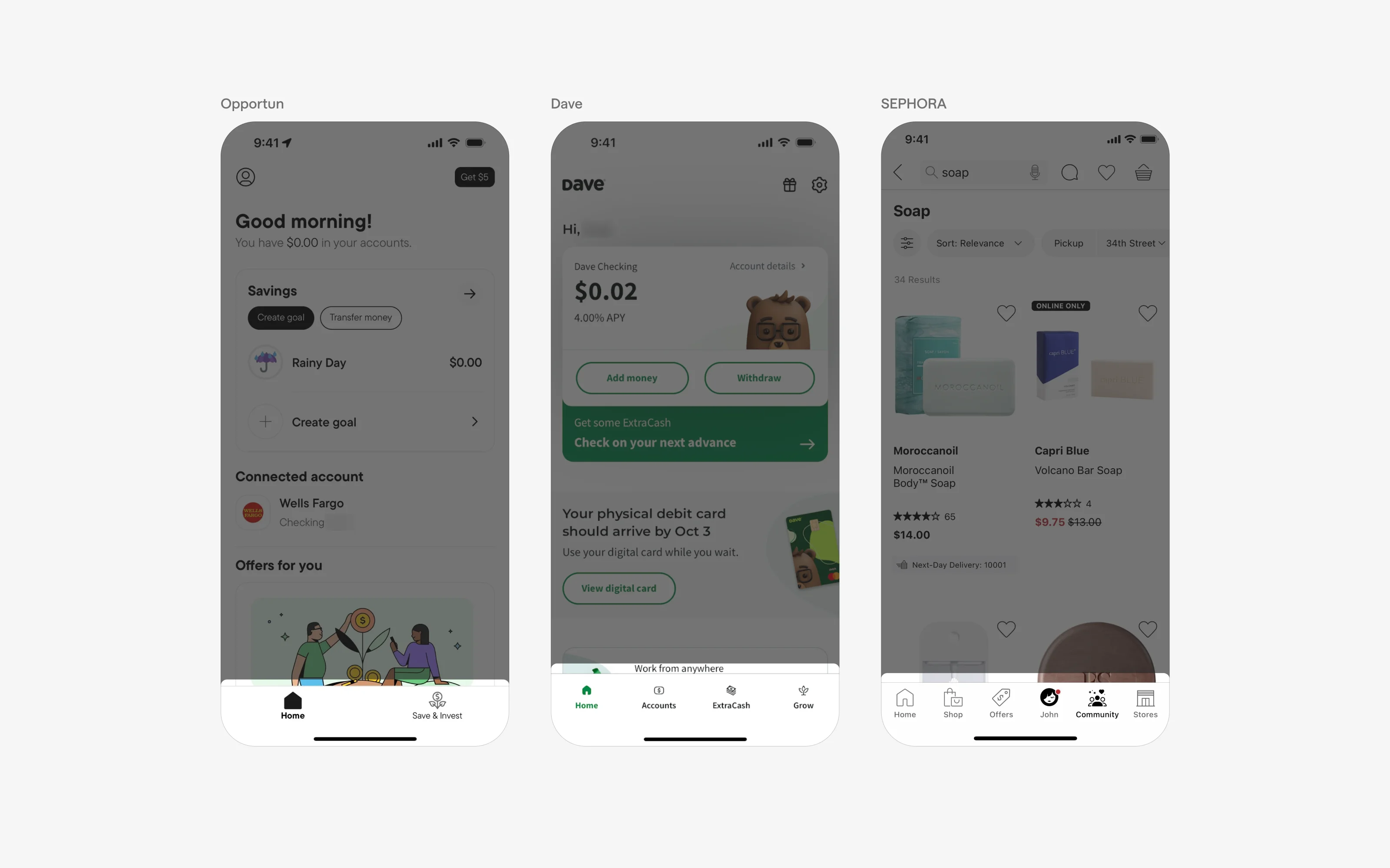 Tab Bar UI Design: Best practices, Design variants & Examples | Mobbin