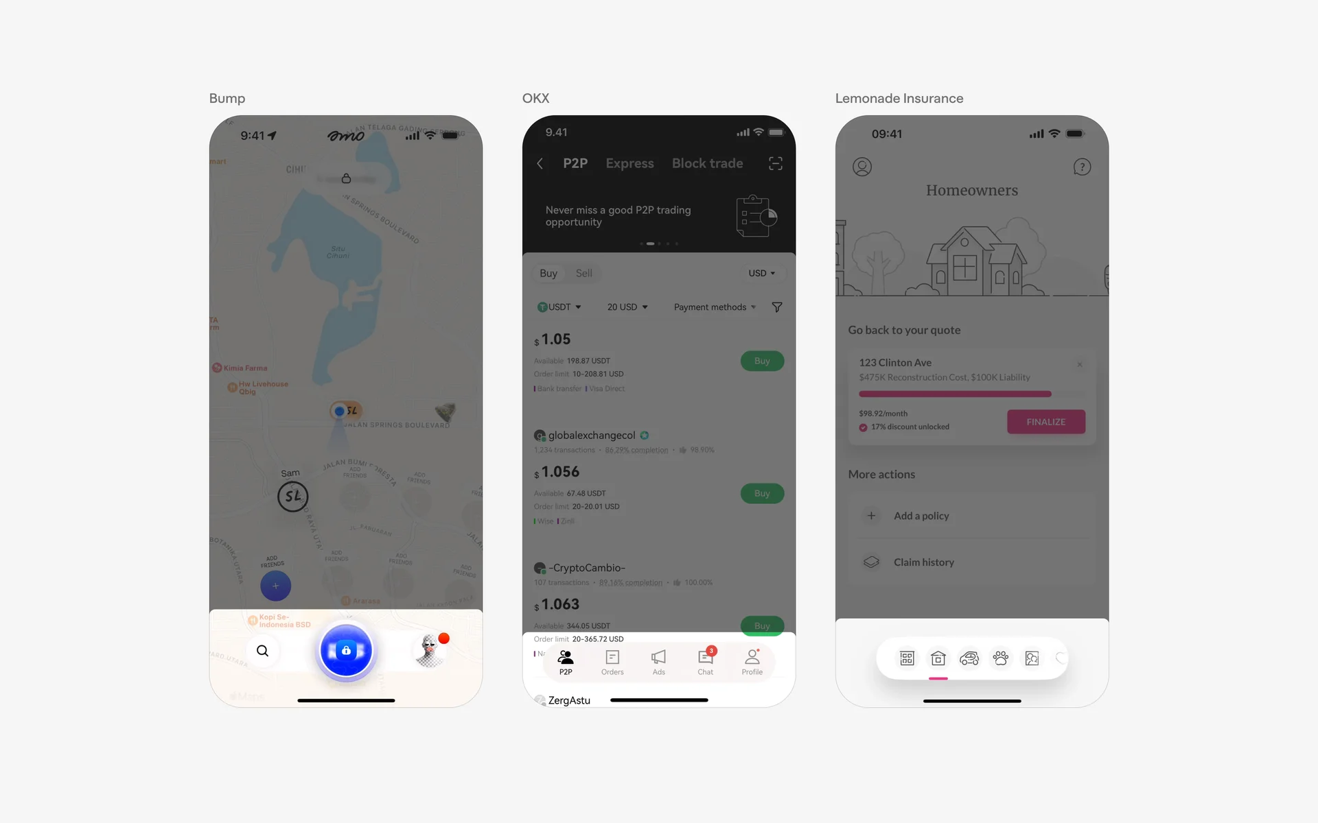 Floating Bar Examples Tab Bar UI Design: Best practices, Design variants & Examples | Mobbin