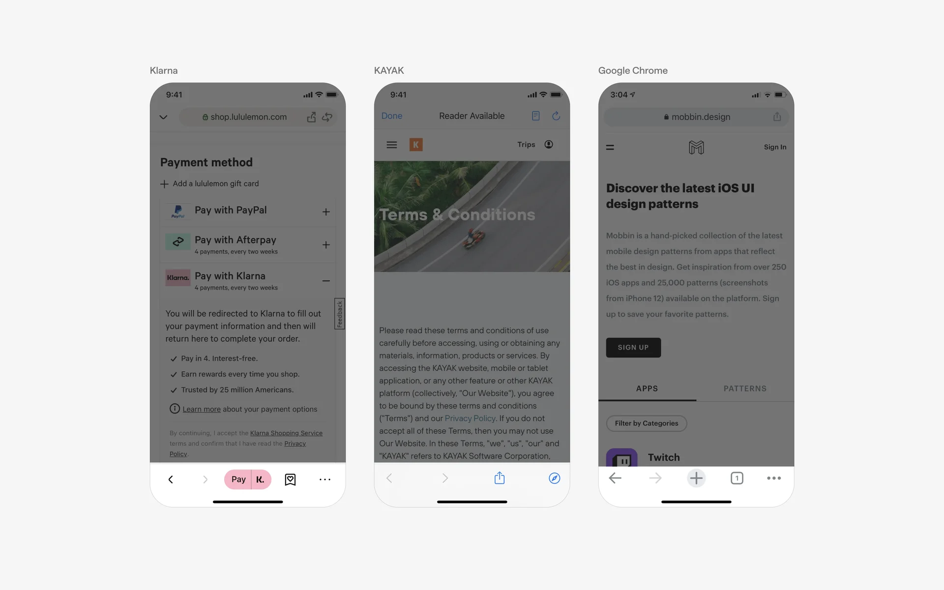 Tab Bar UI Design: Best practices, Design variants & Examples | Mobbin
