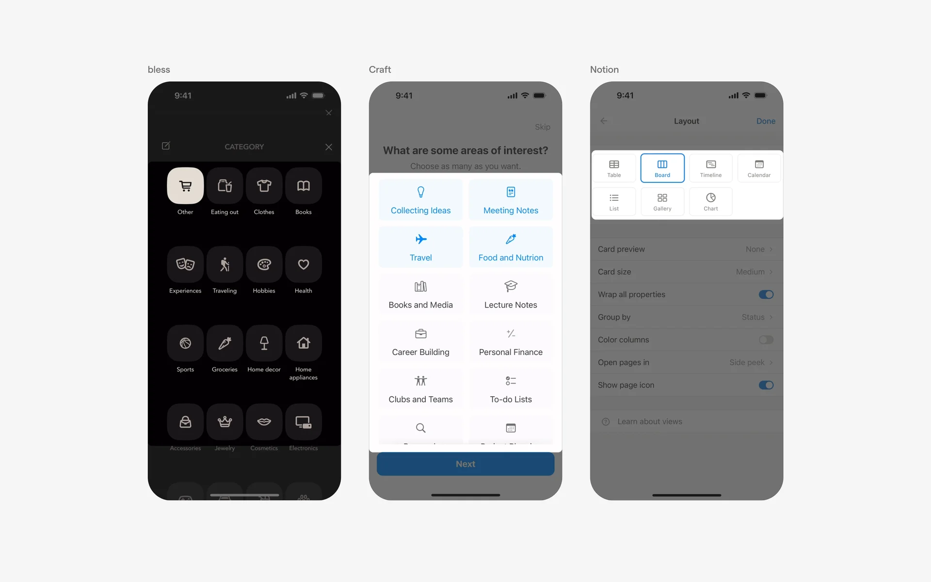 Tile UI Design: Best practices, Design variants & Examples | Mobbin