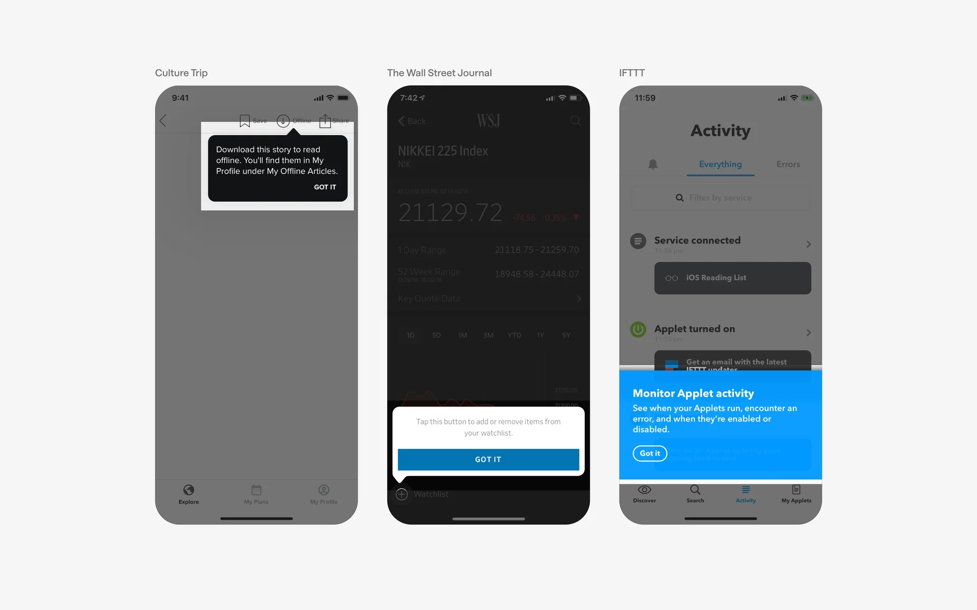 Tooltip UI Design: Best practices, Design variants & Examples | Mobbin