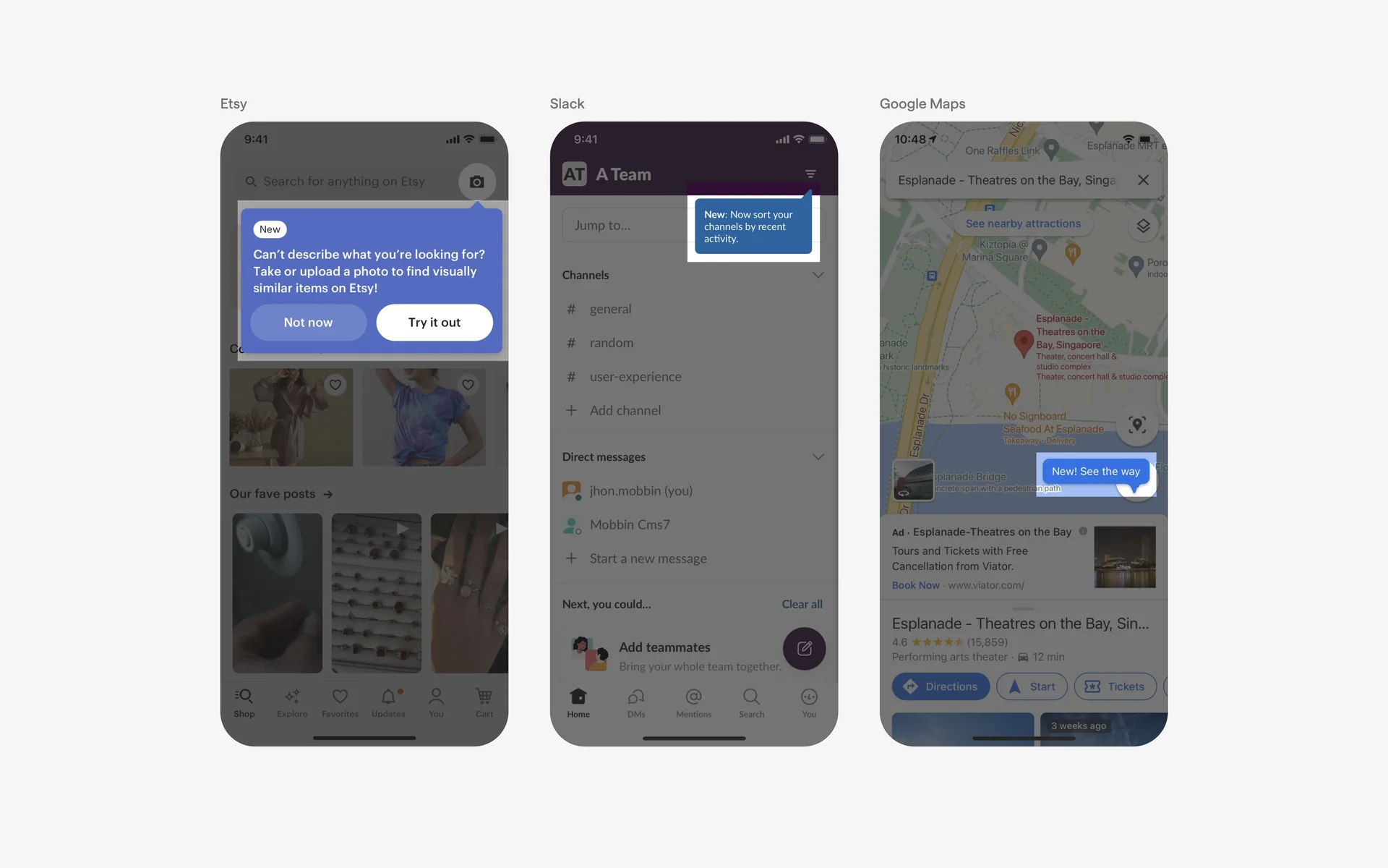 Tooltip UI Design: Best practices, Design variants & Examples | Mobbin
