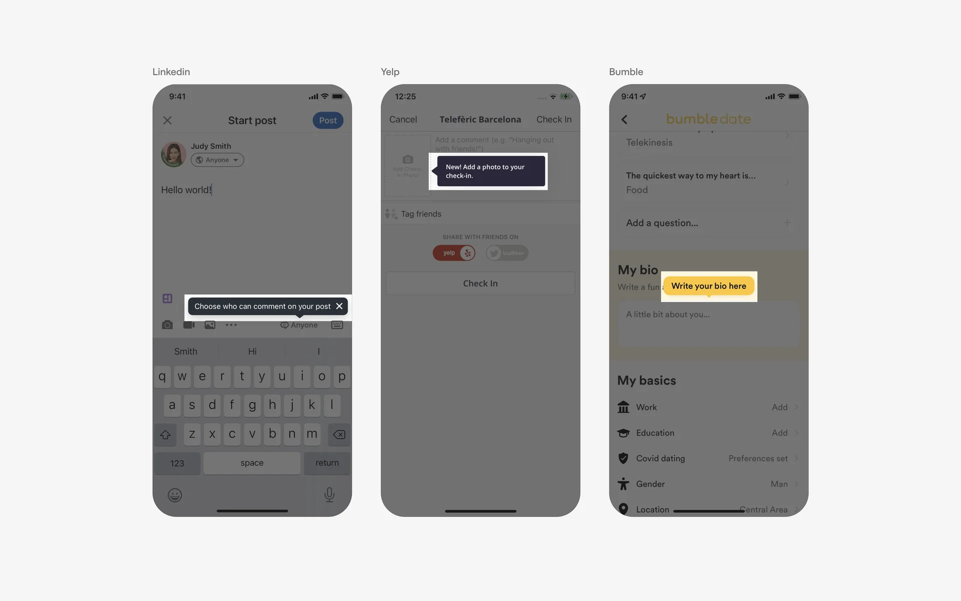 Tooltip UI Design: Best practices, Design variants & Examples | Mobbin