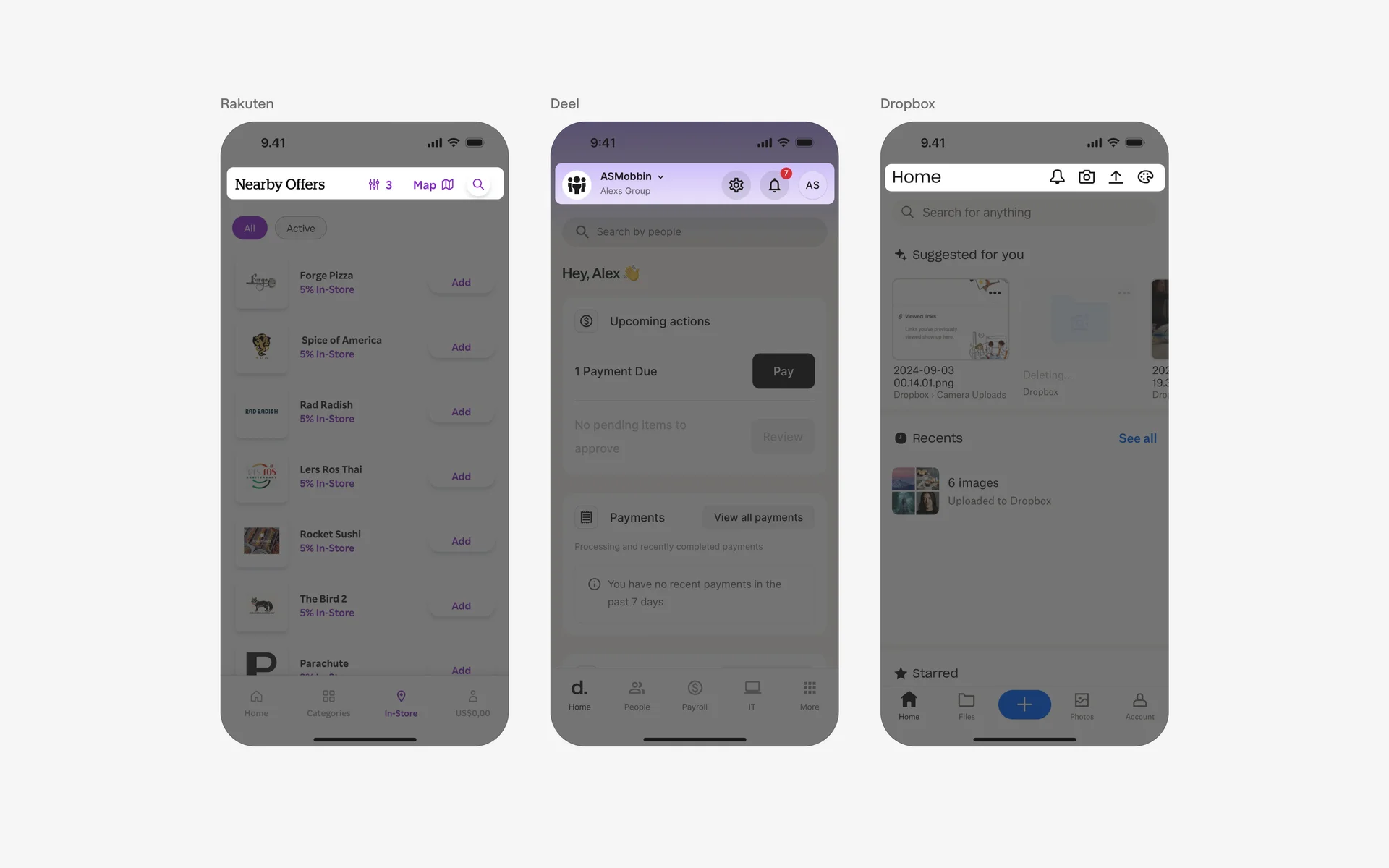 Top Navigation Bar UI Design: Best practices, Design variants ...